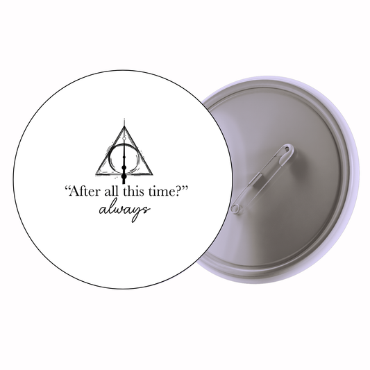 Cartoon - Deathly Hallows Symbol – Minimal Badge