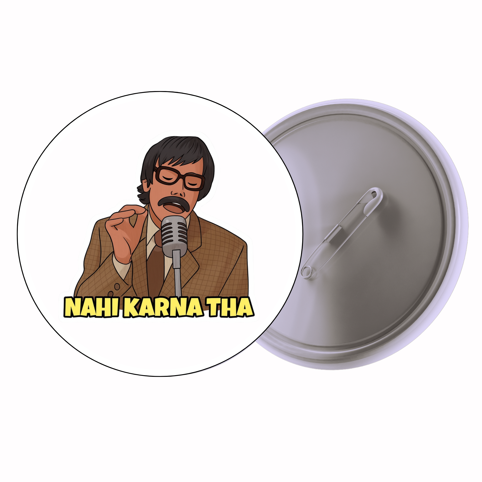Nahi Karna Tha | Colorful Quote Badge
