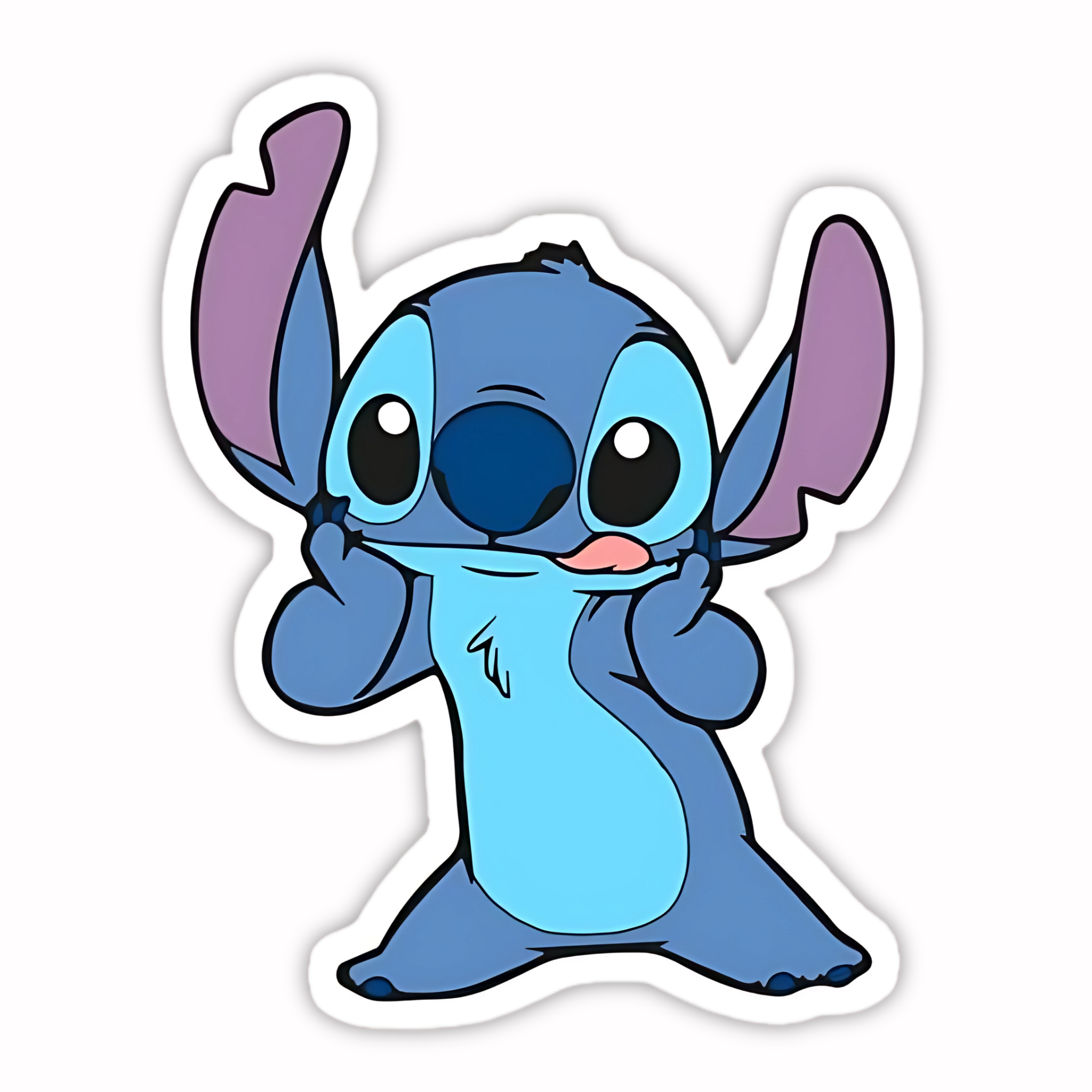 Stitch Dancing Pose Sticker