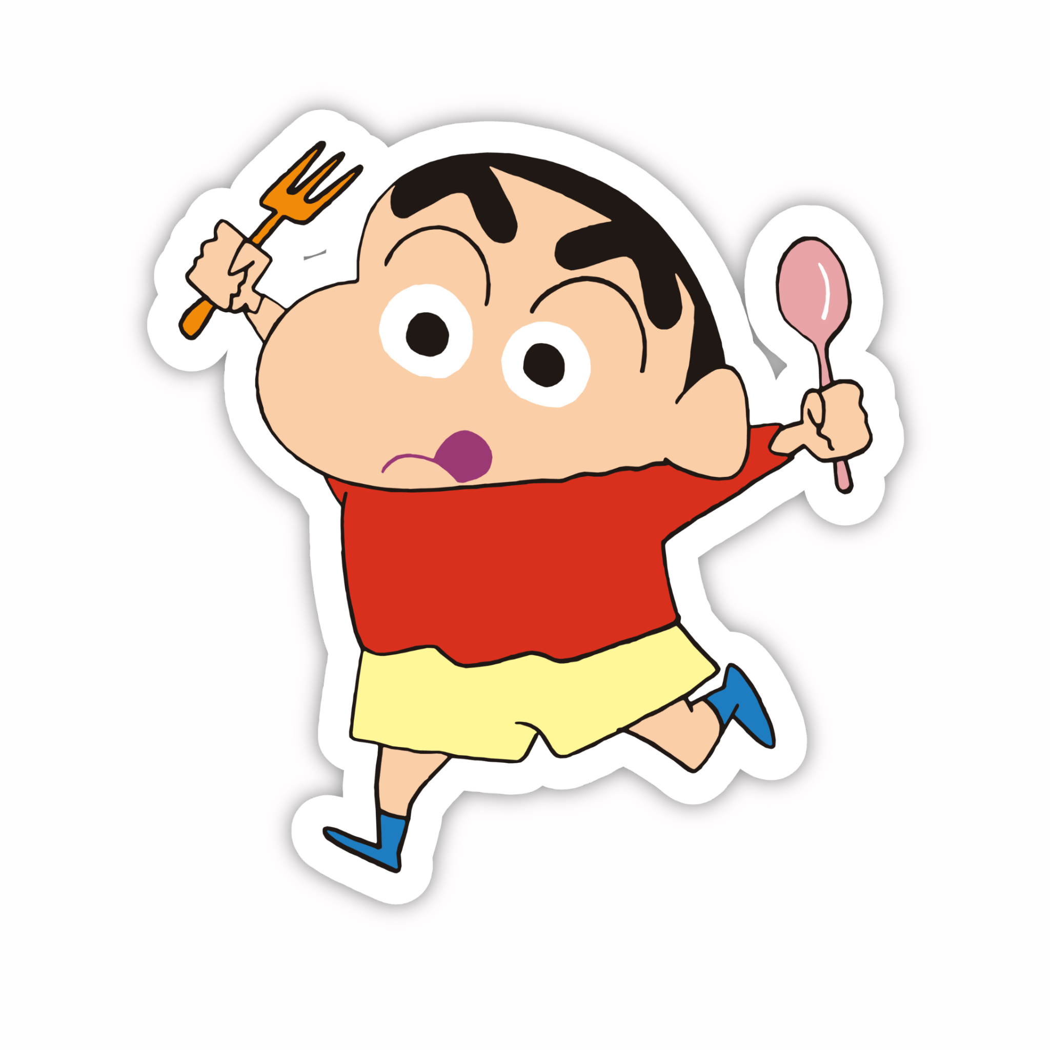 Shinchan Toothbrush Fun Sticker