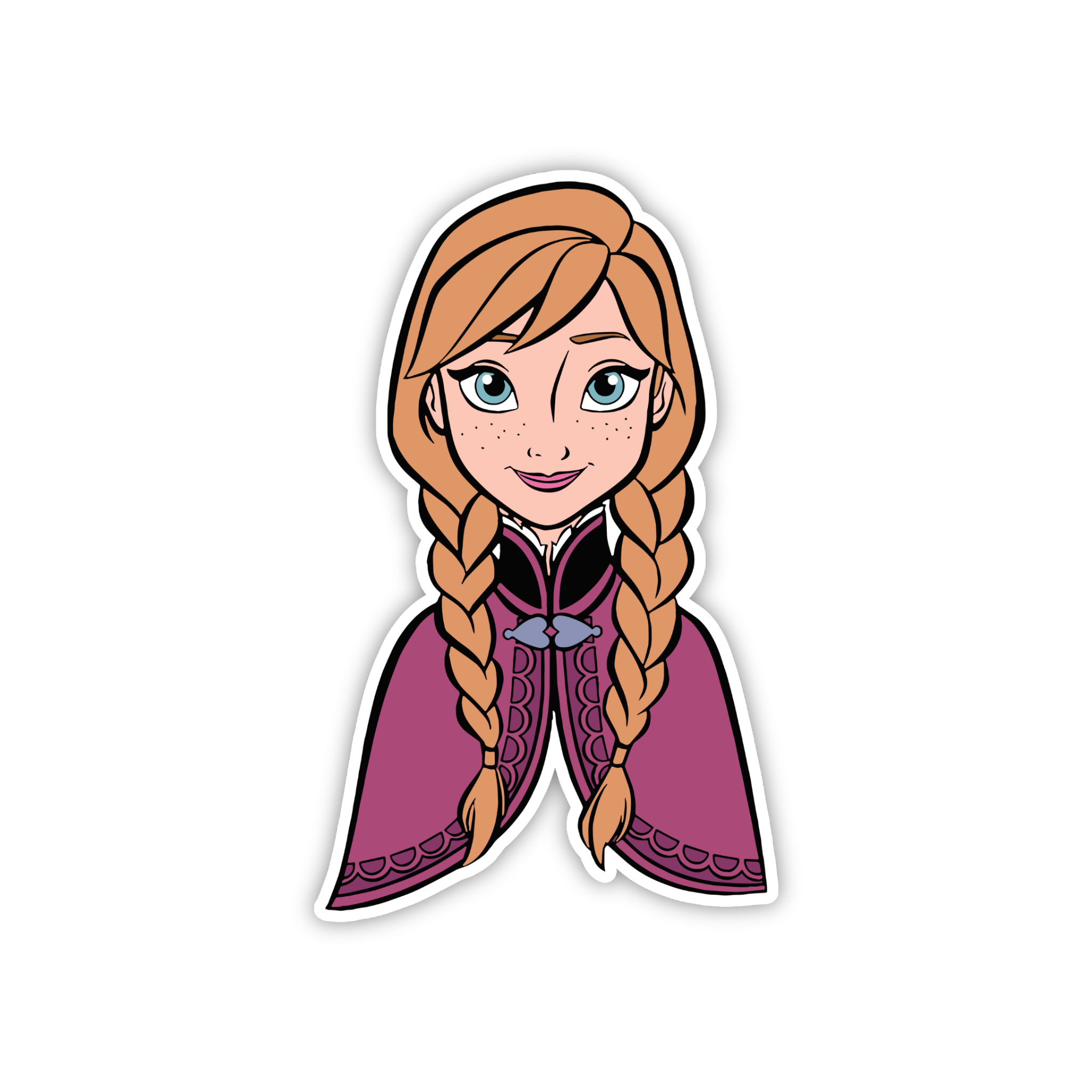 Anna Cute Portrait Sticker
