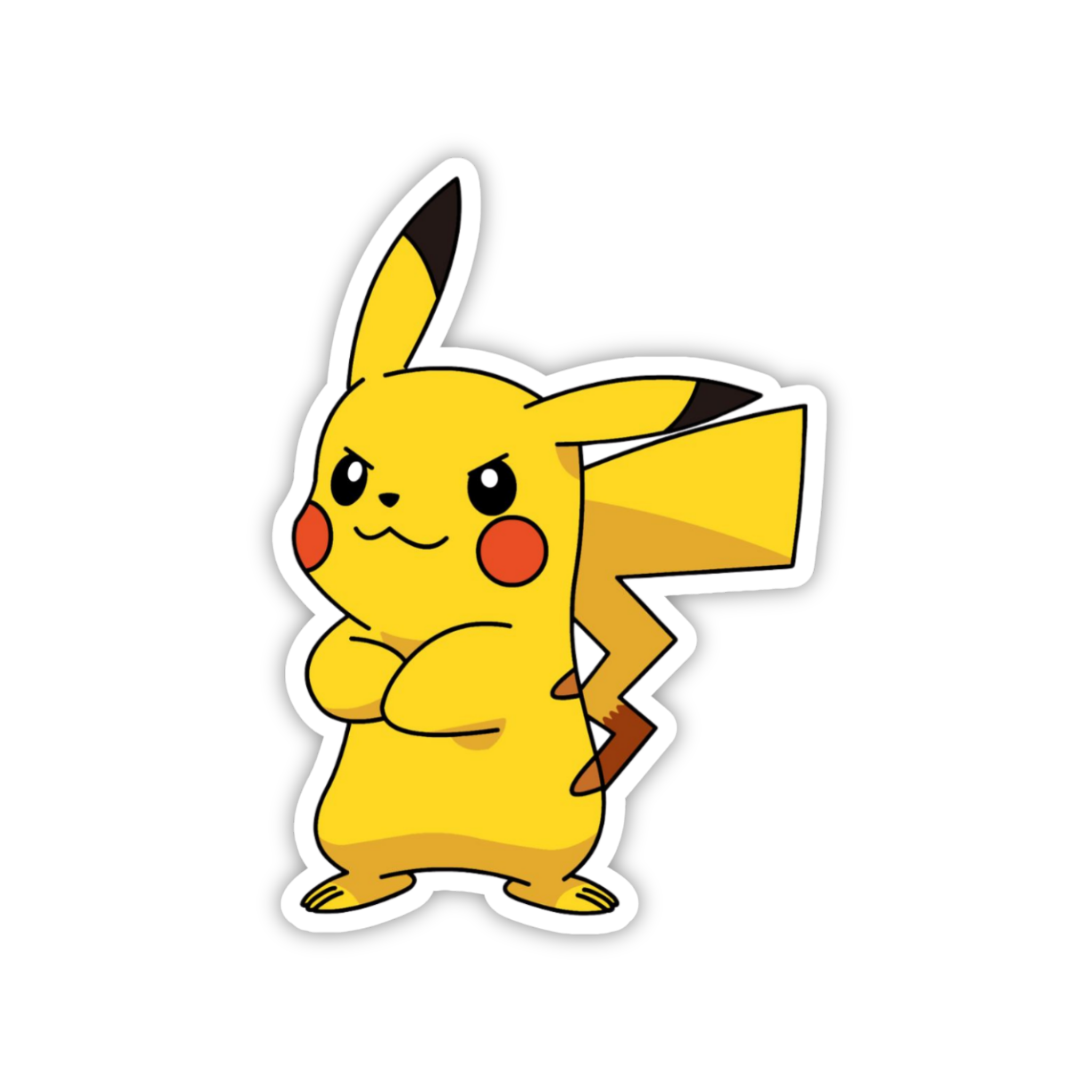 Pikachu Standing Pose Sticker