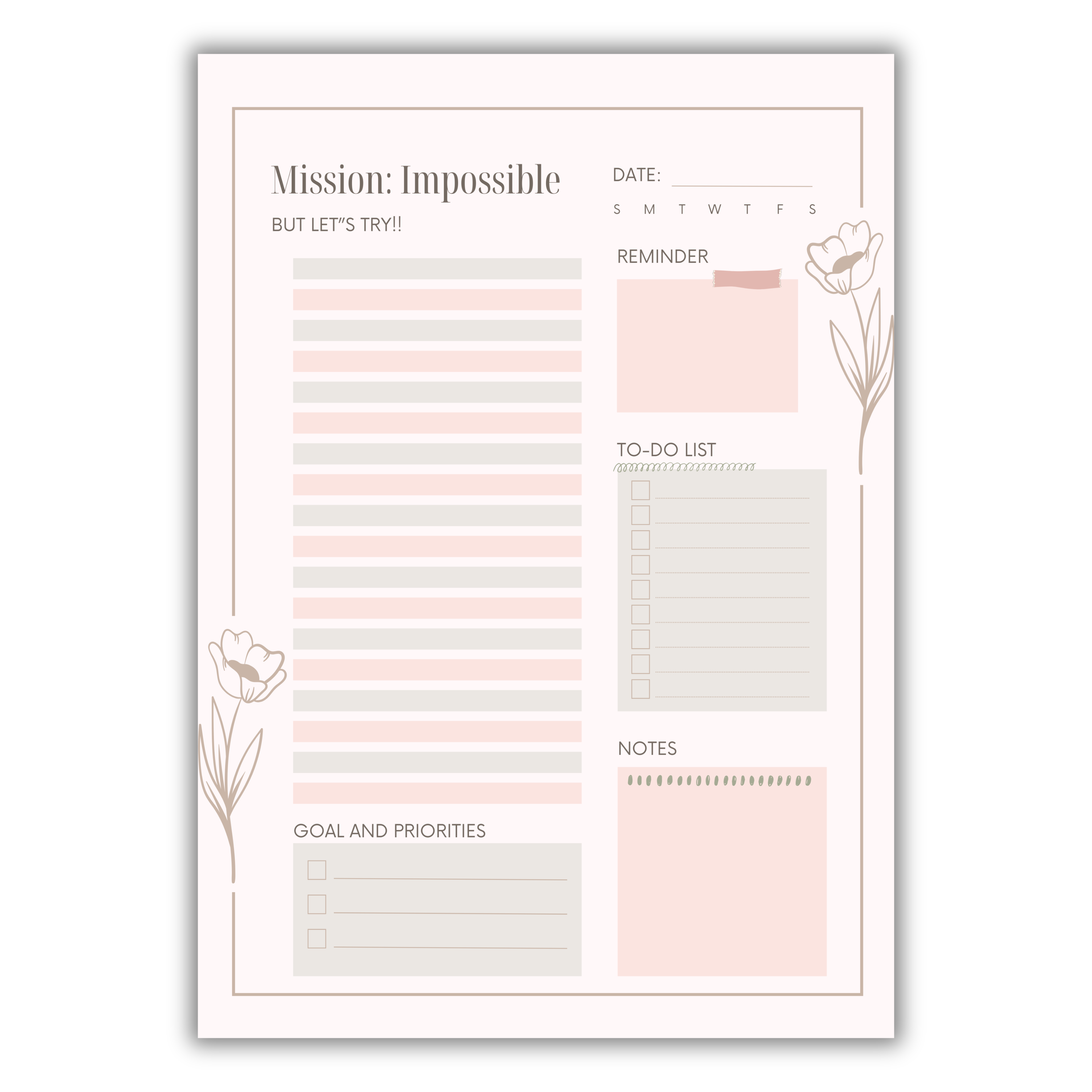 A4 Big Magnetic Planner