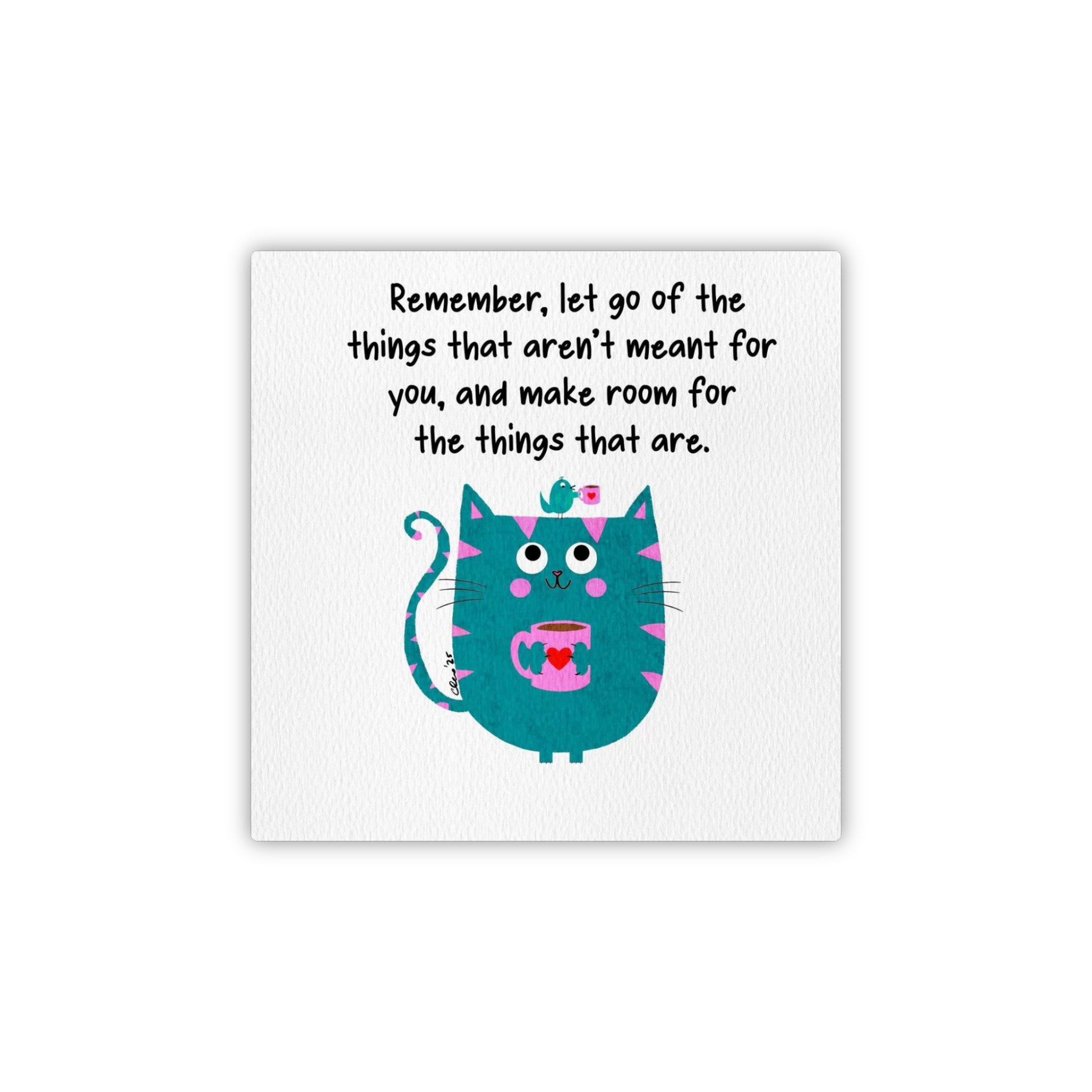 Remember You’re Pawsome Cat Magnet – Cute Motivation Decor