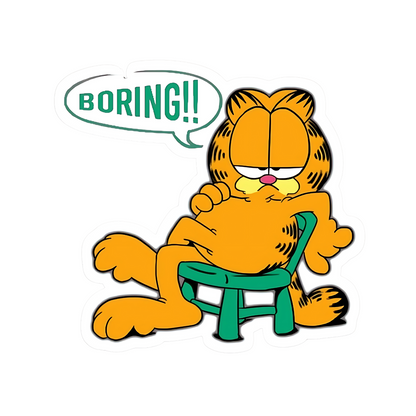 Funny & Lazy Cat Stickers – Cute Cartoon Cat Collection