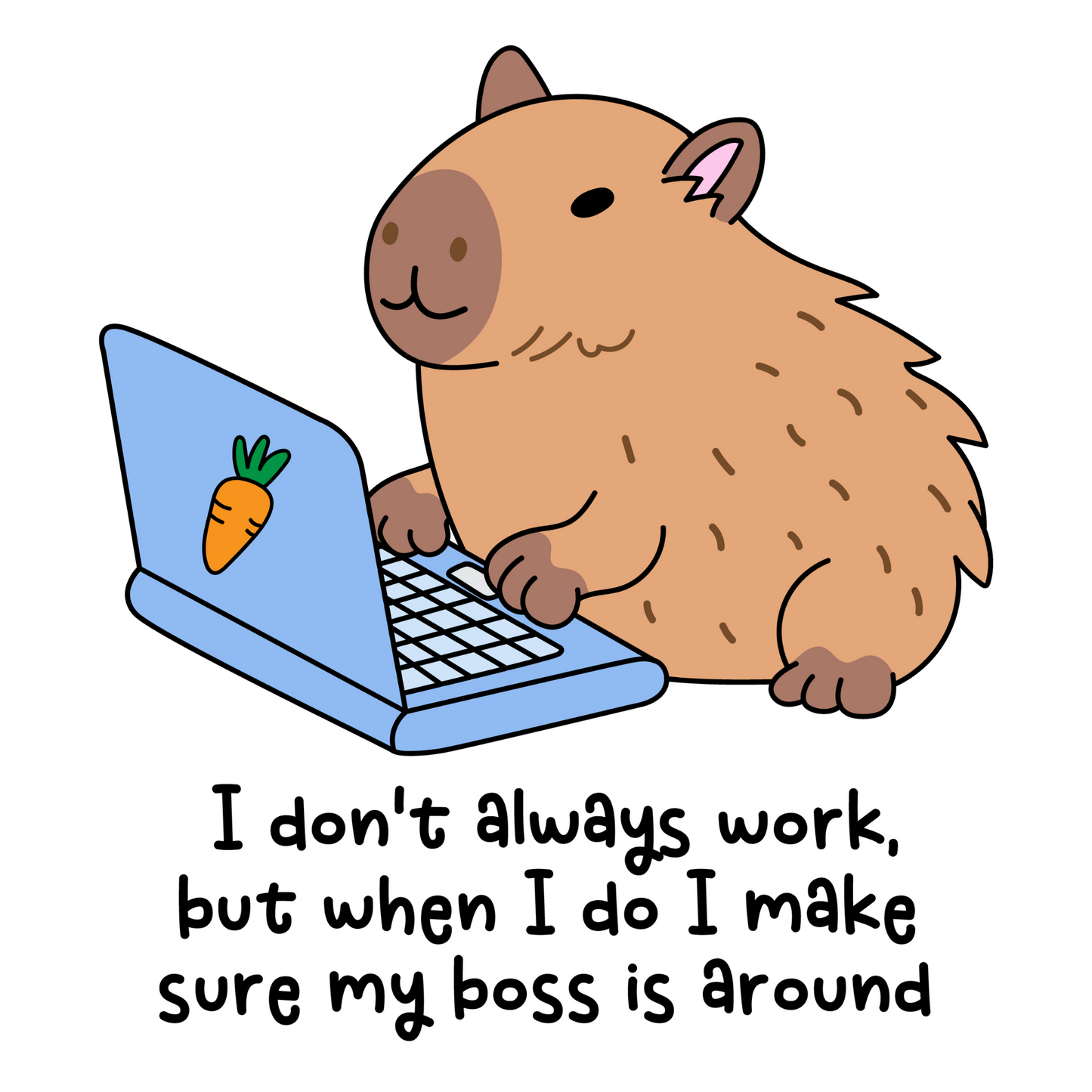 Workplace Stickers - F-Word Like a Comma (Colorful)