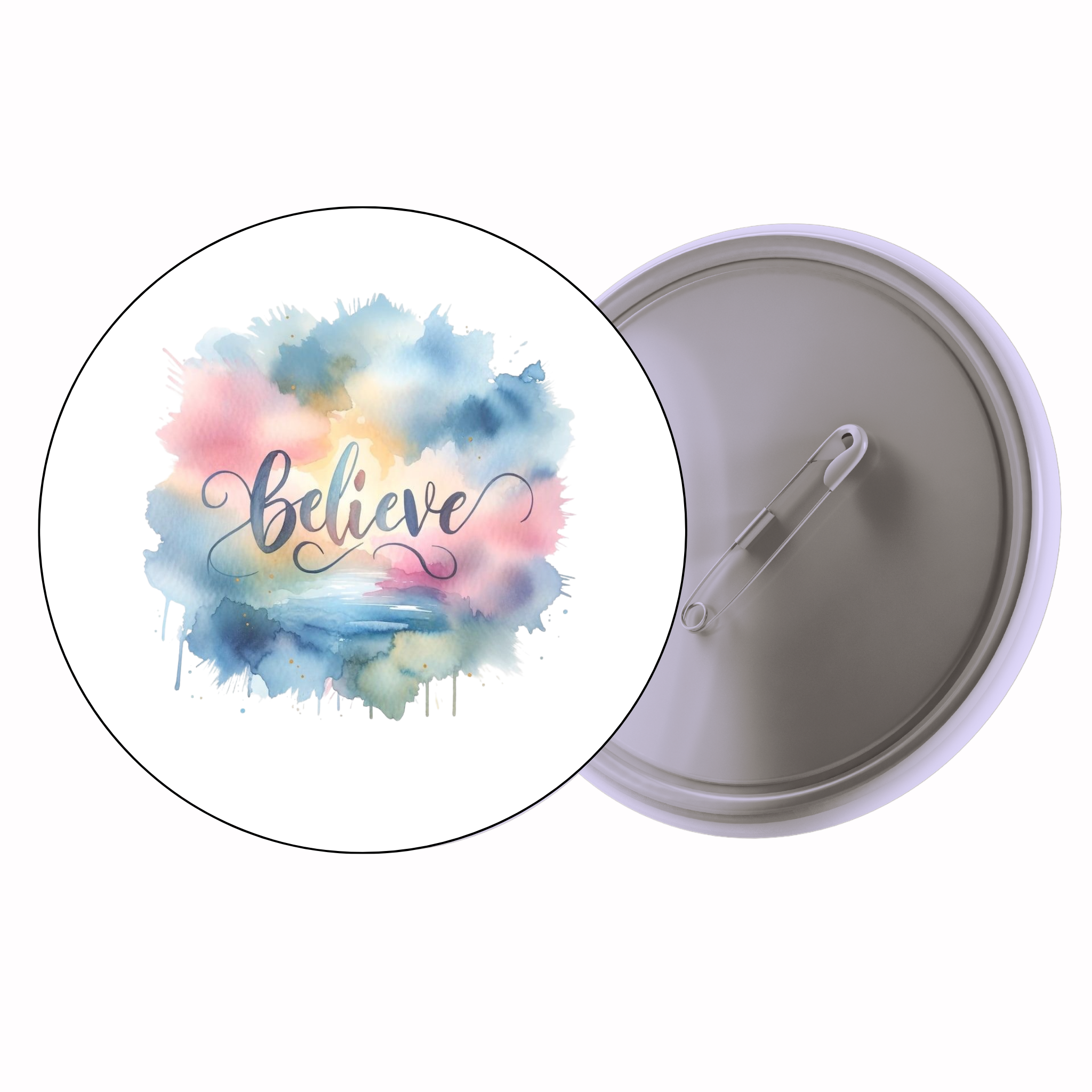 Believe | Colorful Quote Badge