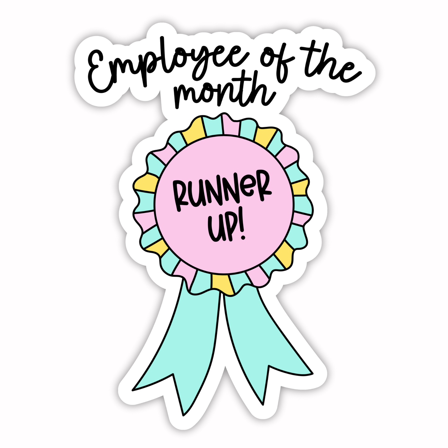 Workplace Stickers - Employee of the Month Runner-Up
