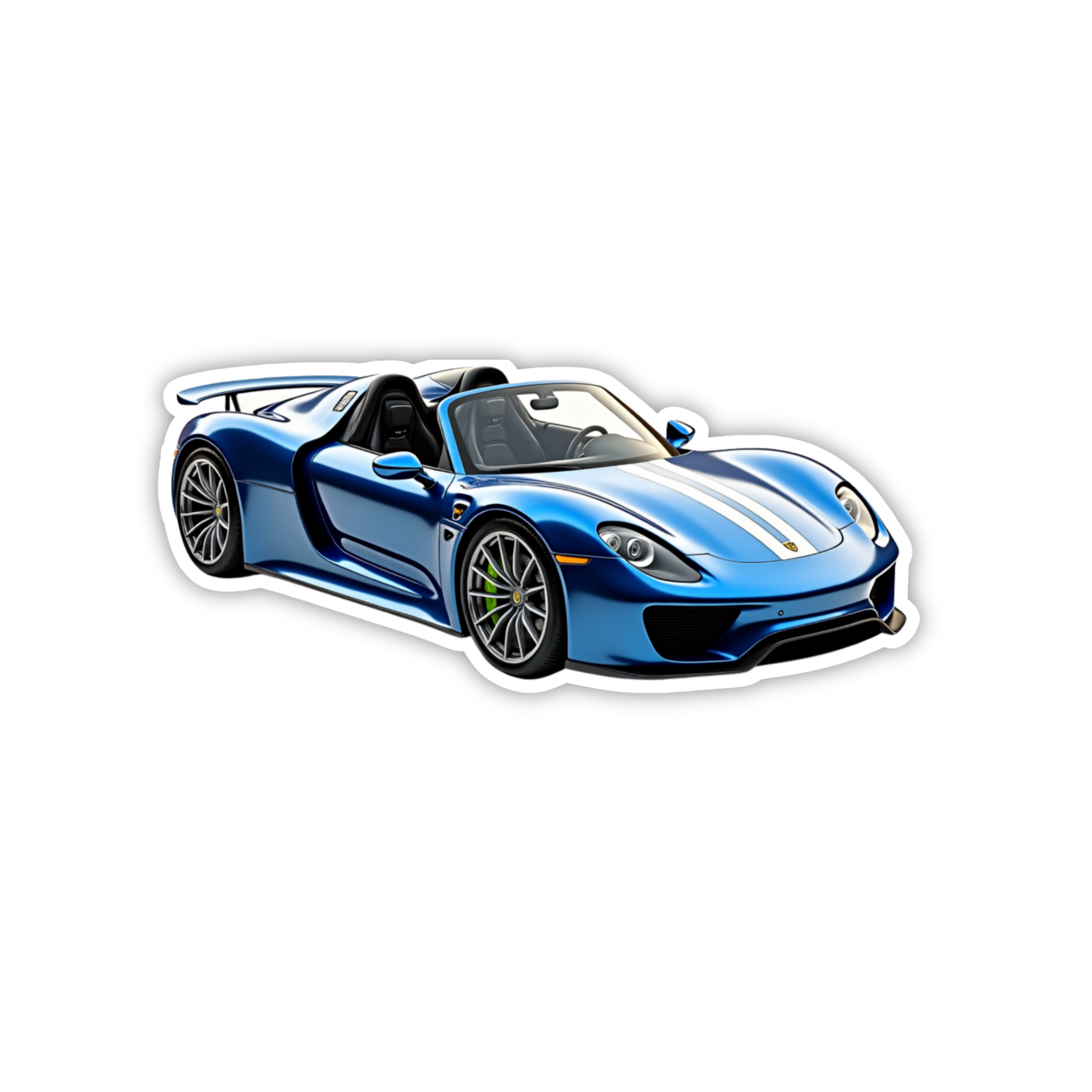 Hot Wheels Supercar Design #87 Premium Car Sticker