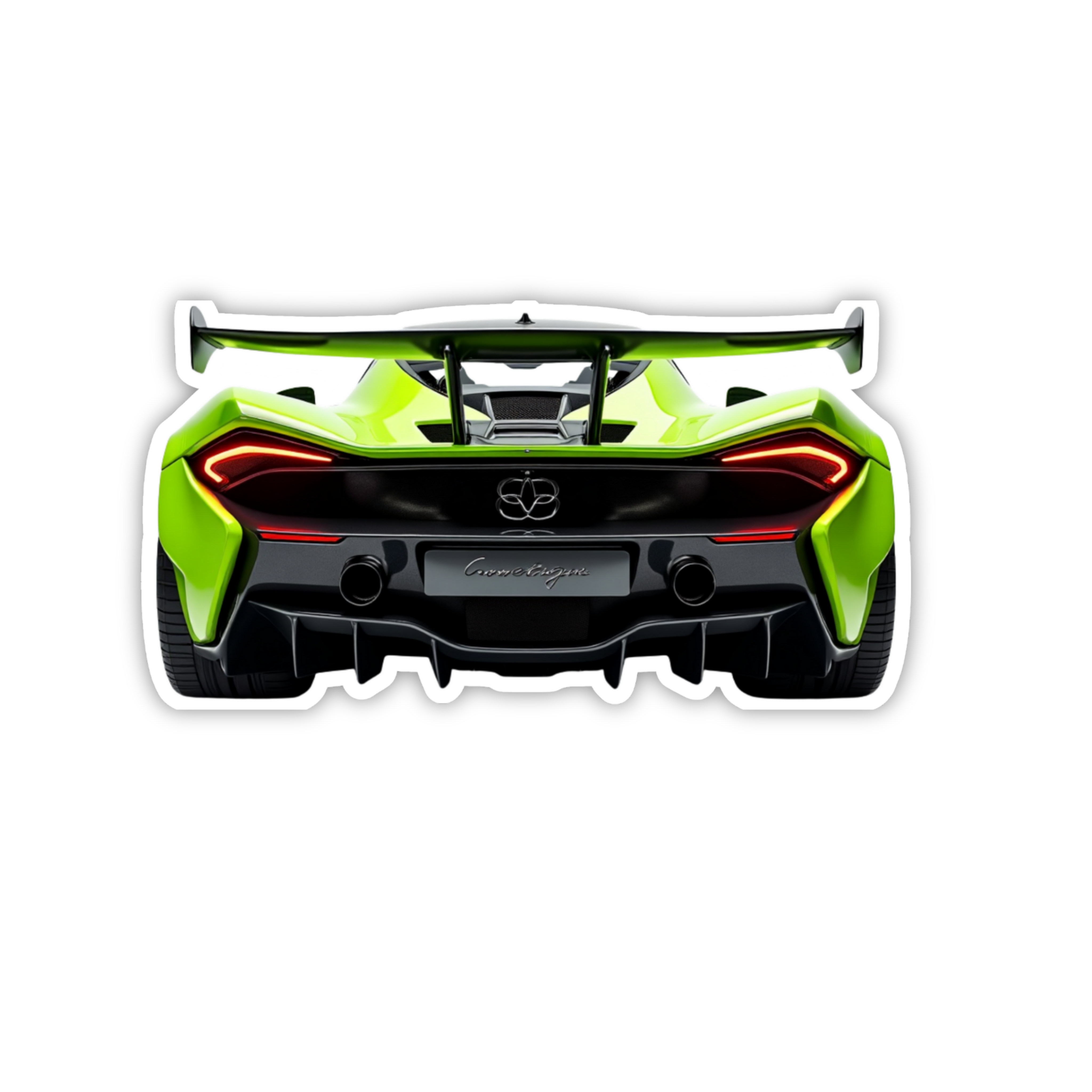 Hot Wheels Supercar Design #88 Premium Car Sticker