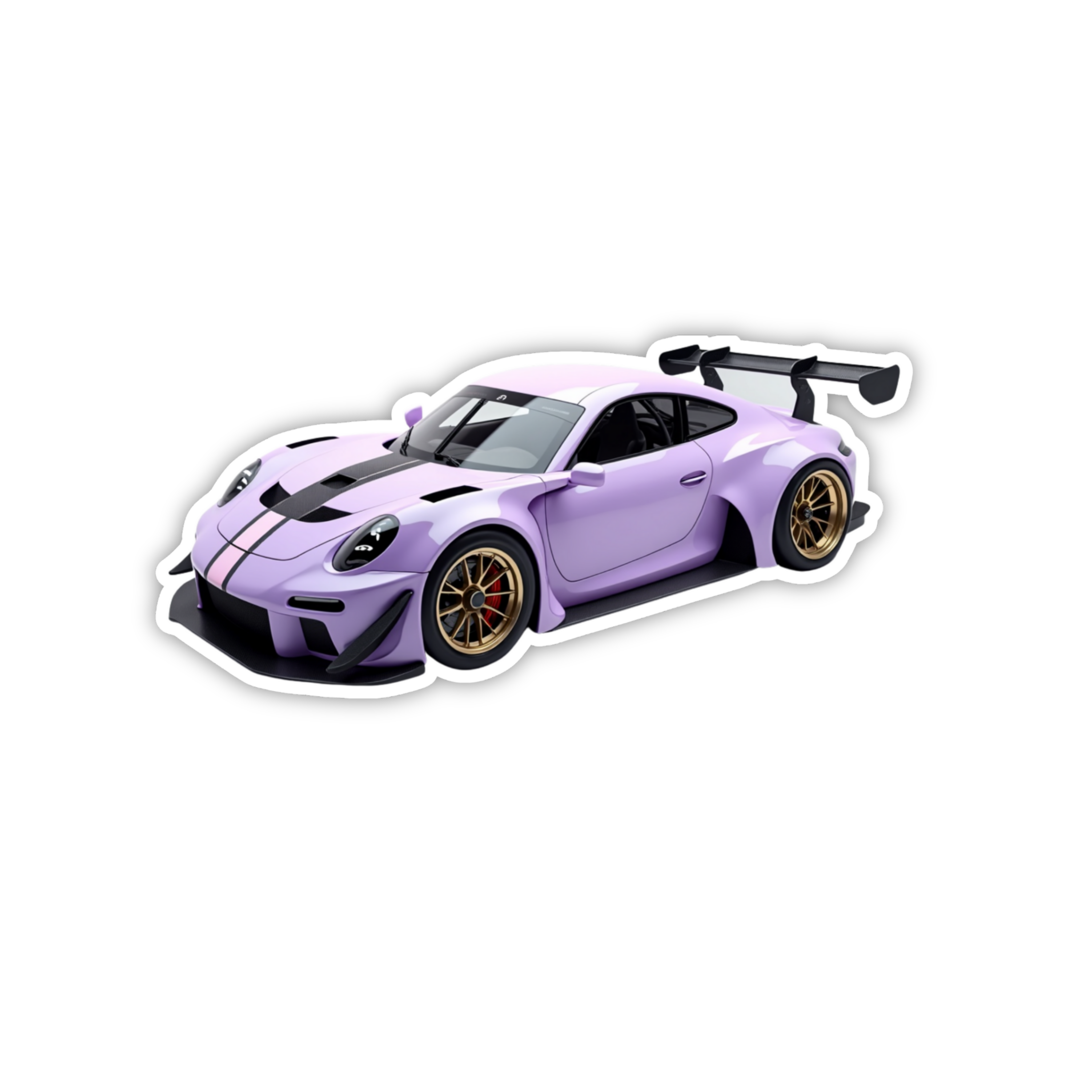 Hot Wheels Supercar Design #89 Premium Car Sticker