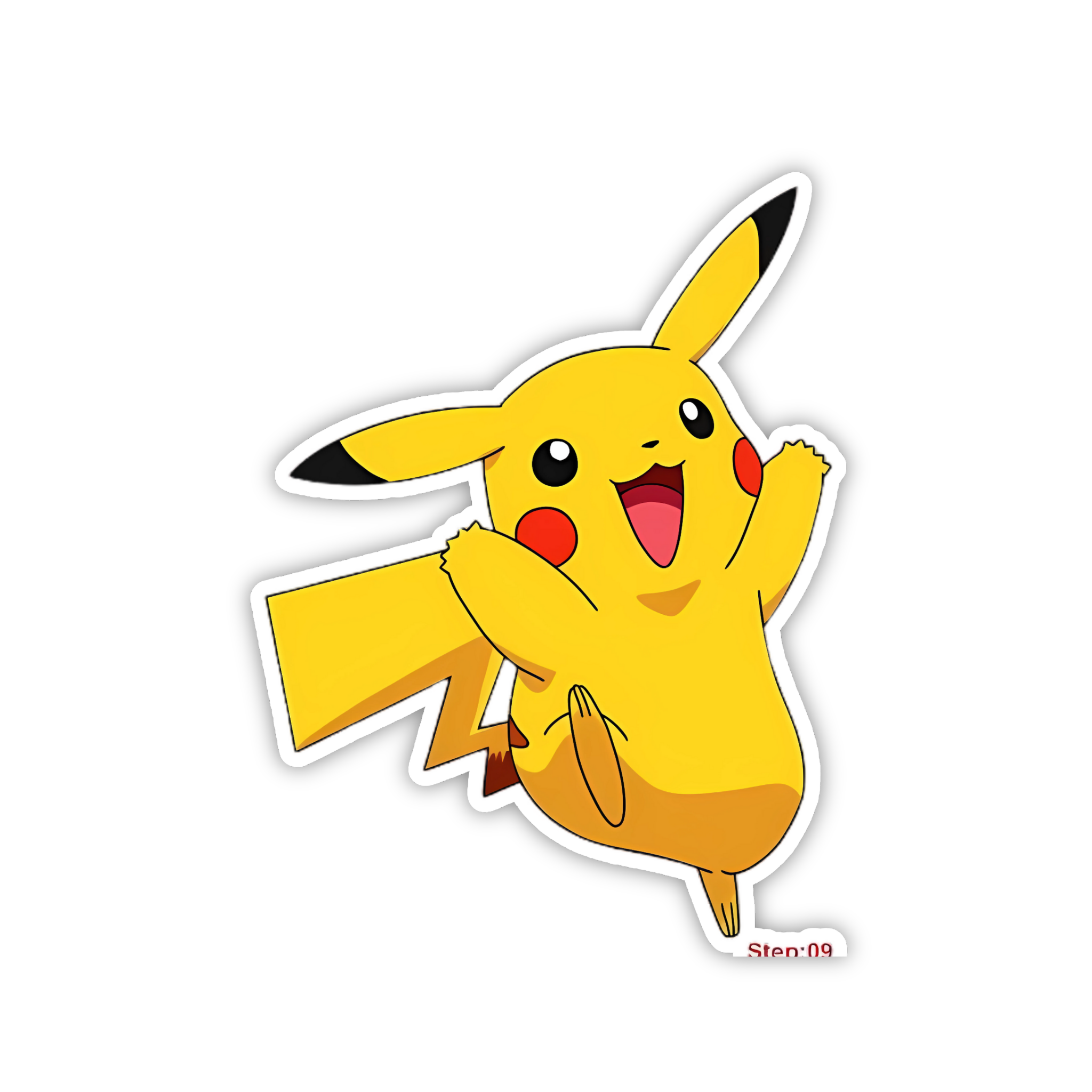 Pikachu Joyful Dance Sticker