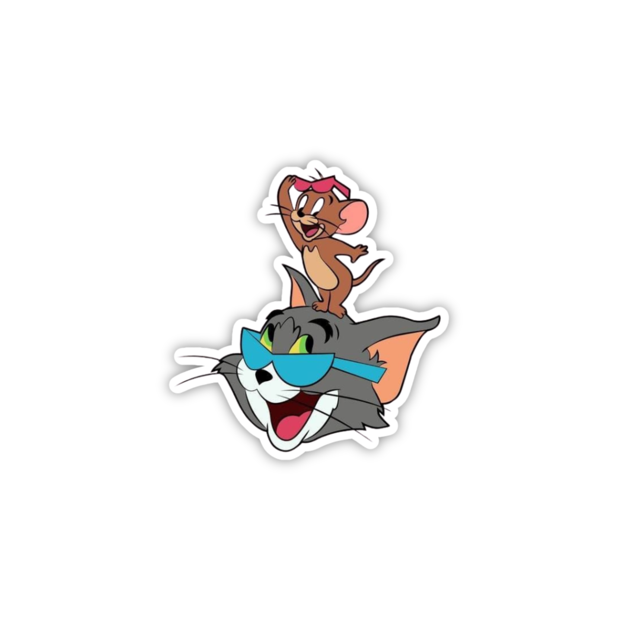 Tom Jerry Chaos Jump Sticker