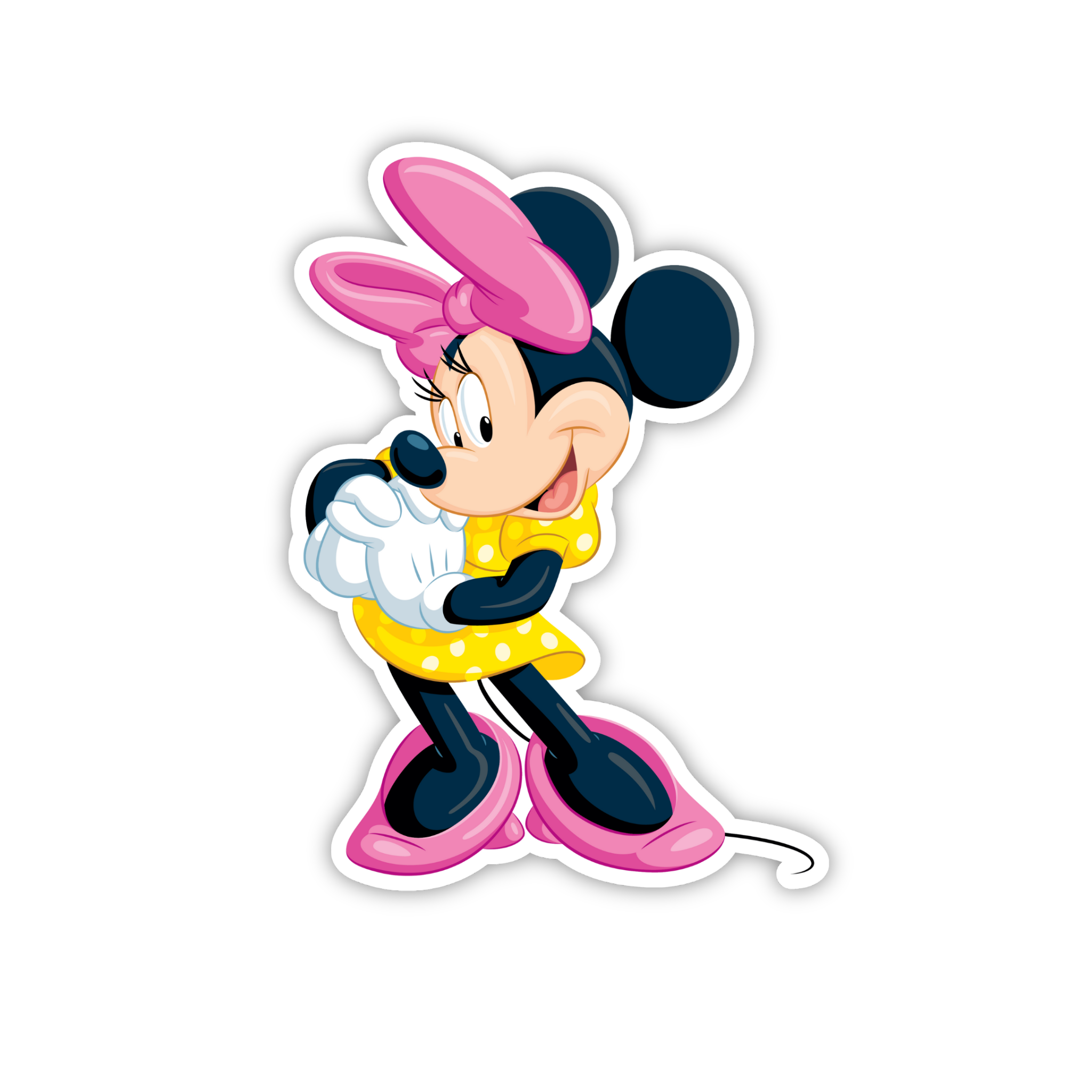 Minnie Pink Outfit Sticker