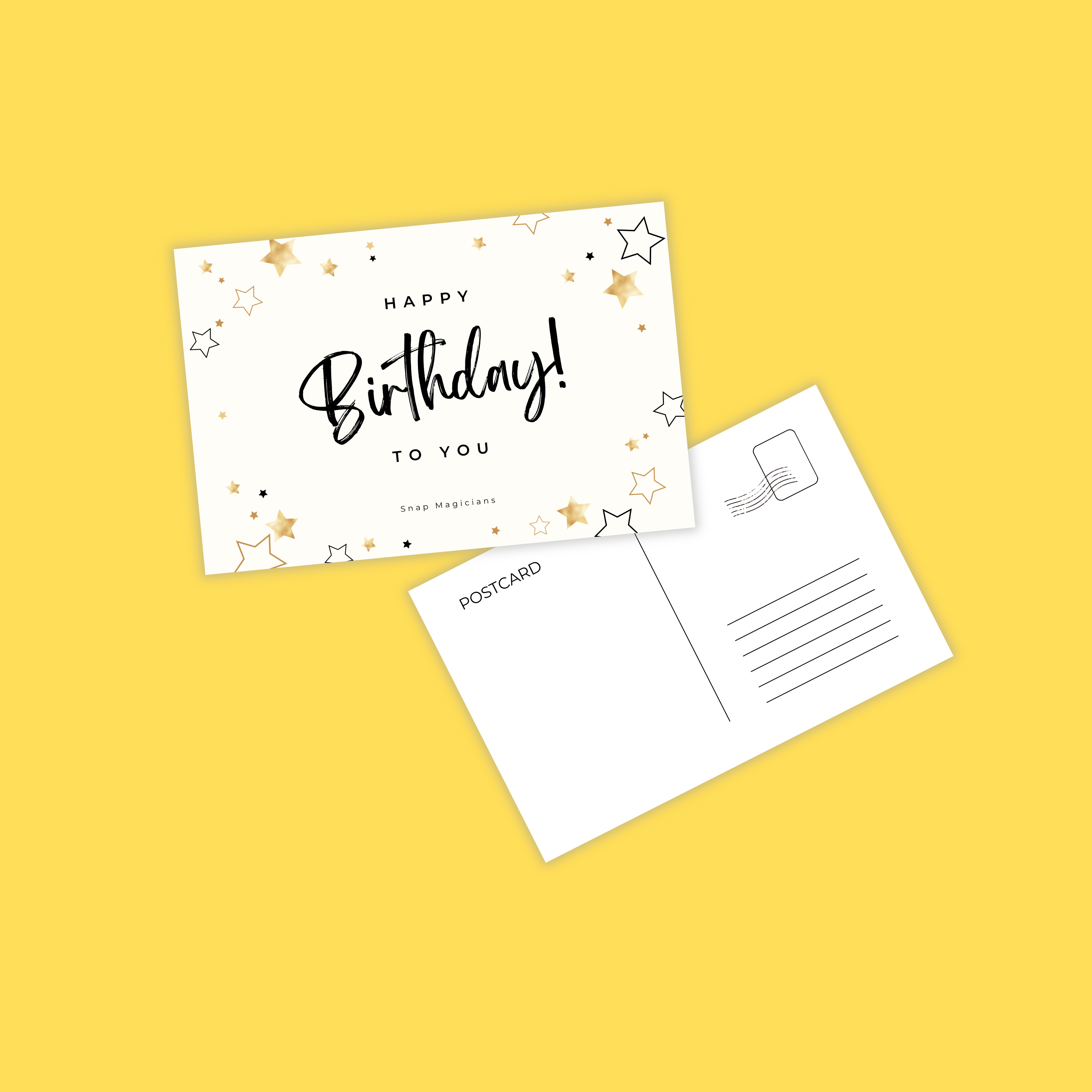 Set of 5 Birthday Postcards