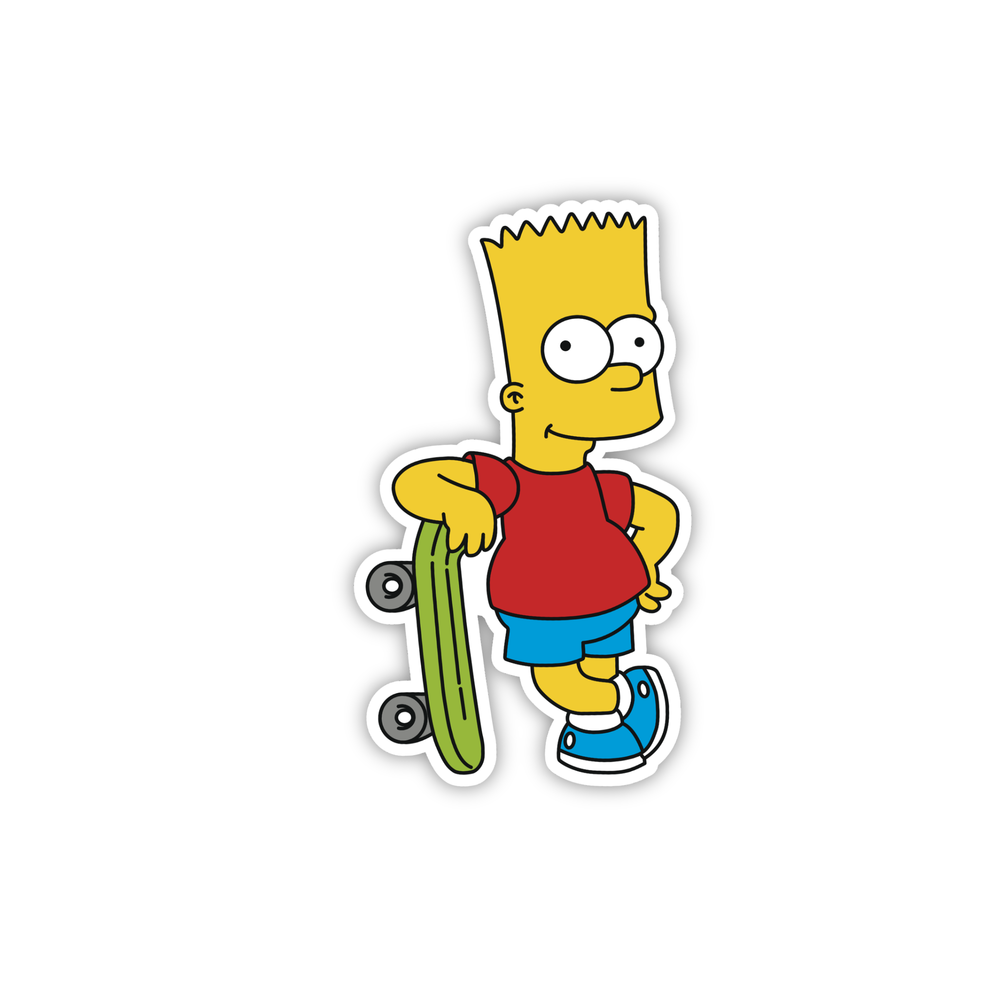 Animated Yellow Family Pose 08 Cartoon Sticker