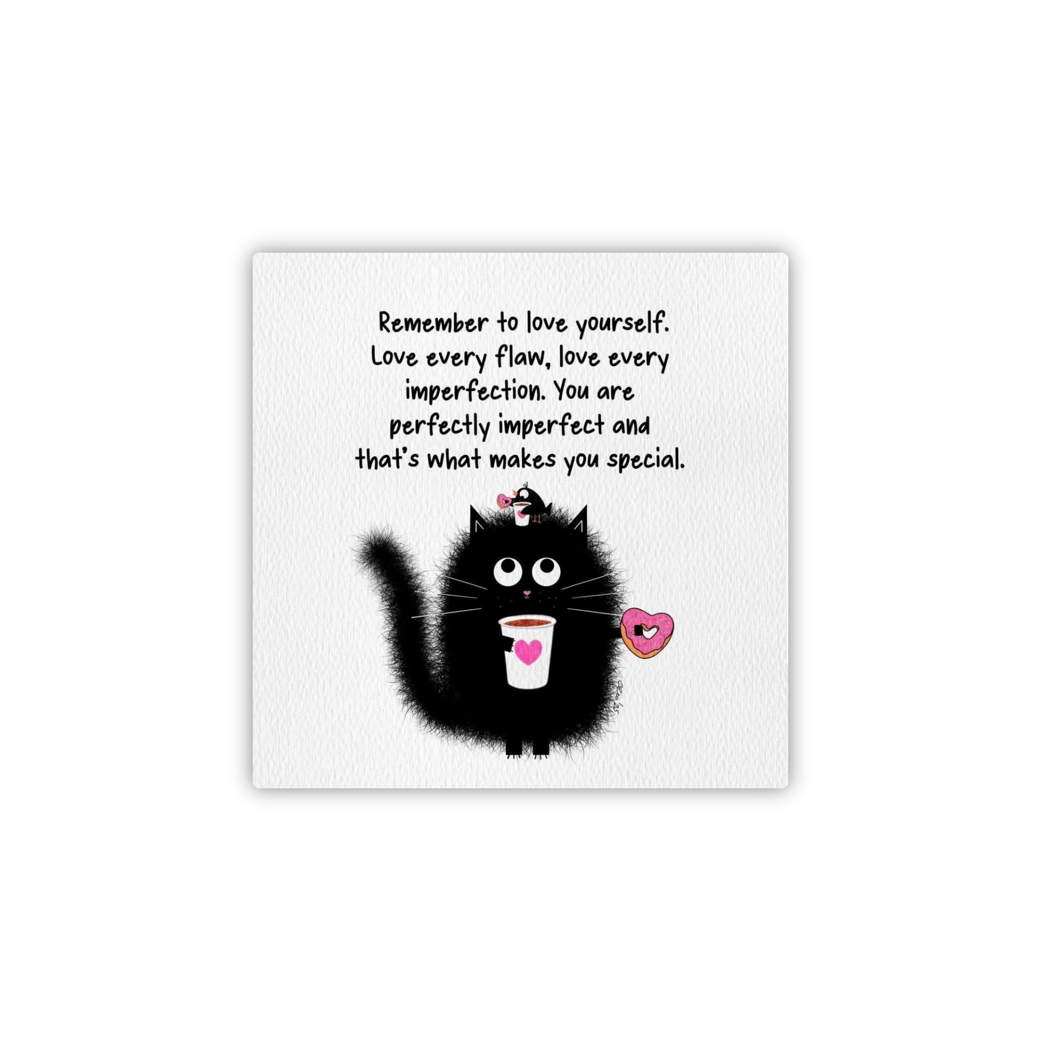 Tiny Cat Big Attitude Magnet – Sassy Desk Decor