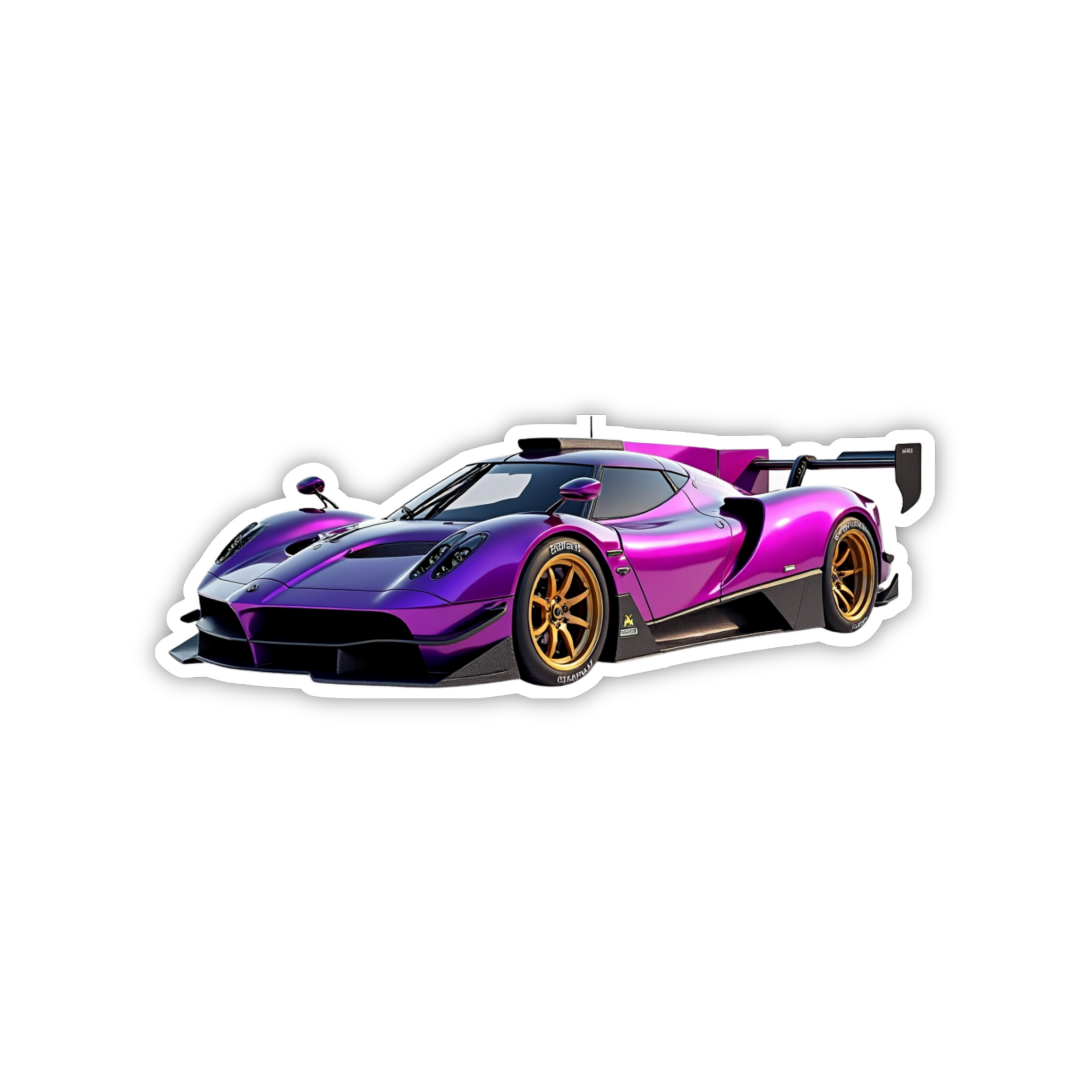 Hot Wheels Supercar Design #92 Premium Car Sticker