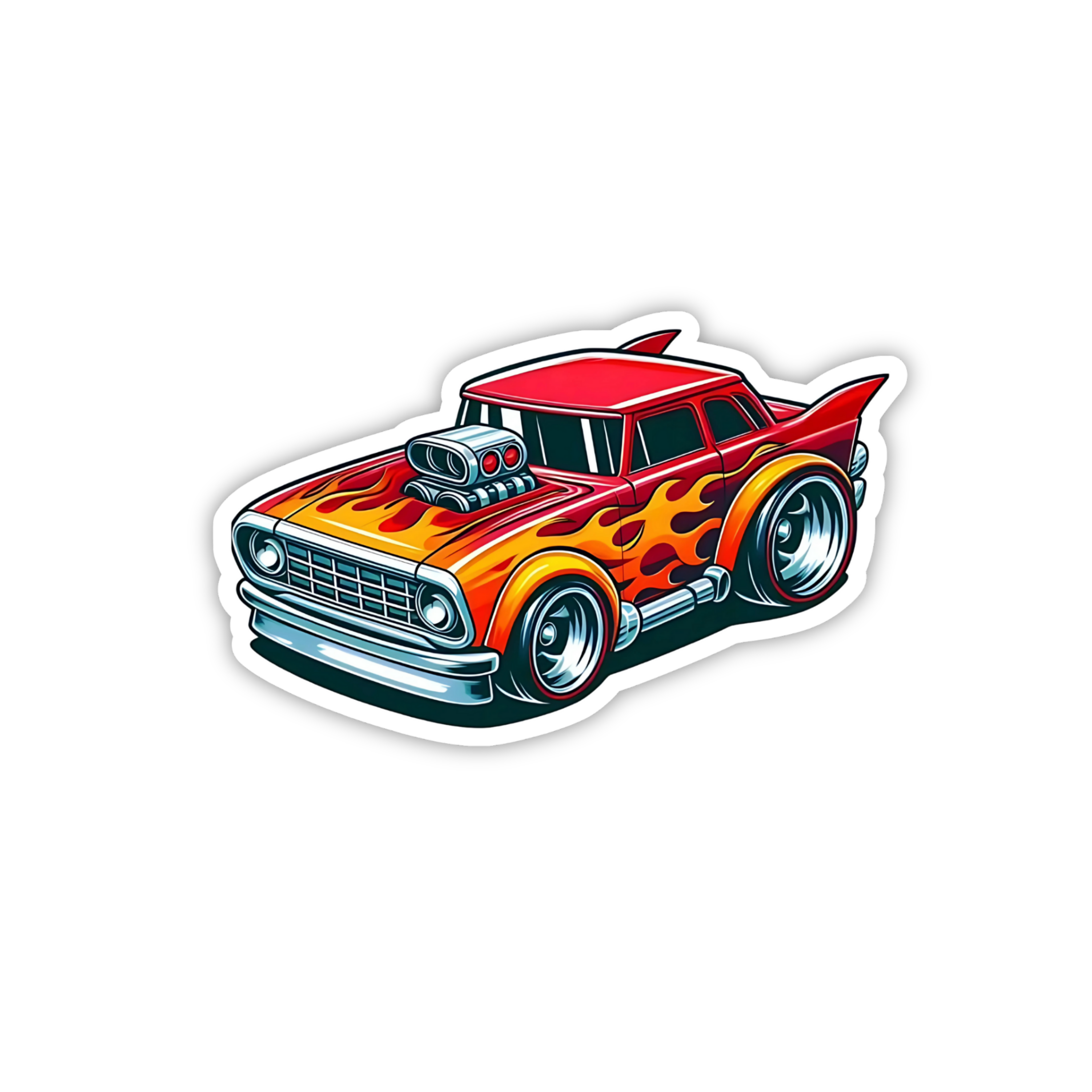 Hot Wheels Supercar Design #97 Premium Car Sticker