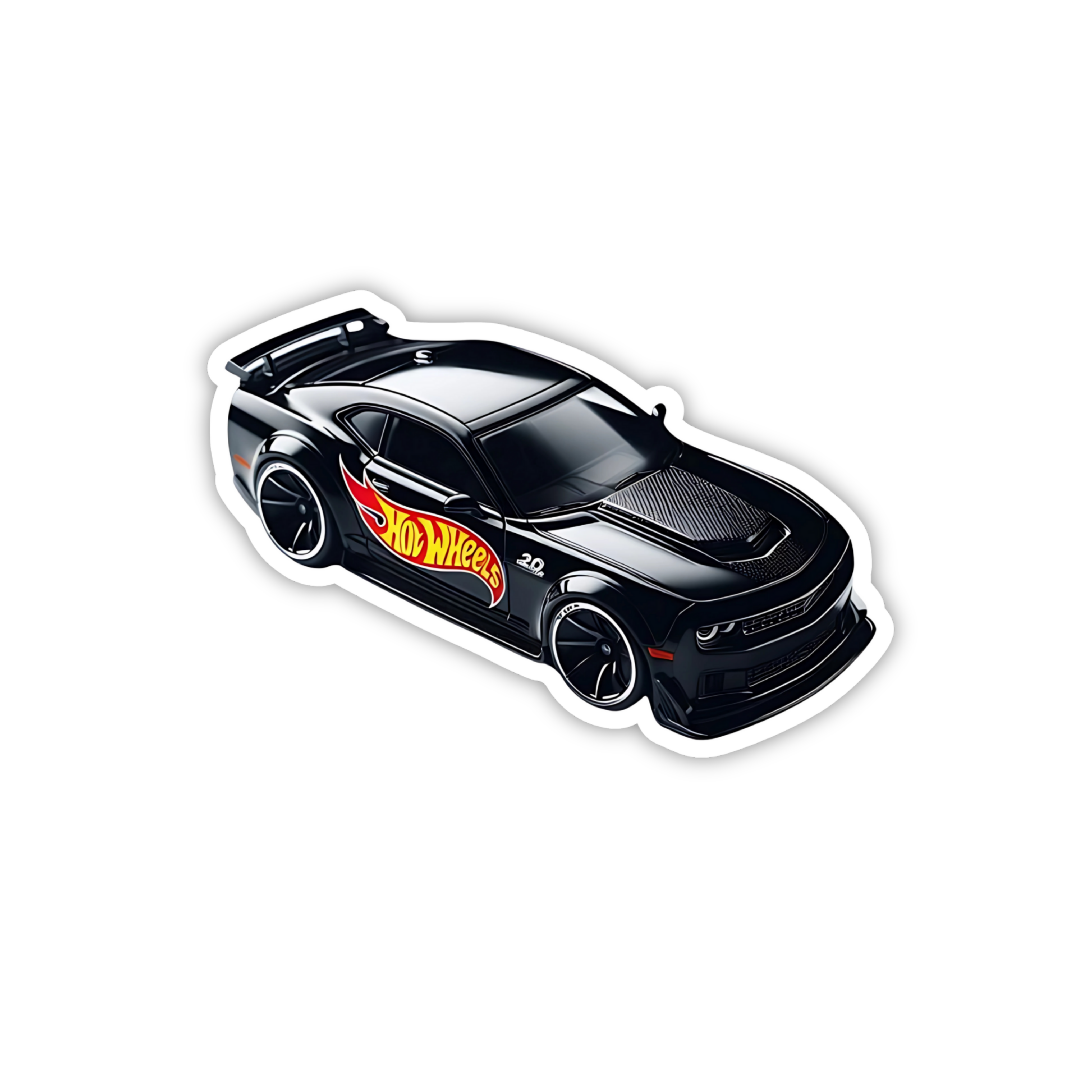 Hot Wheels Supercar Design #98 Premium Car Sticker