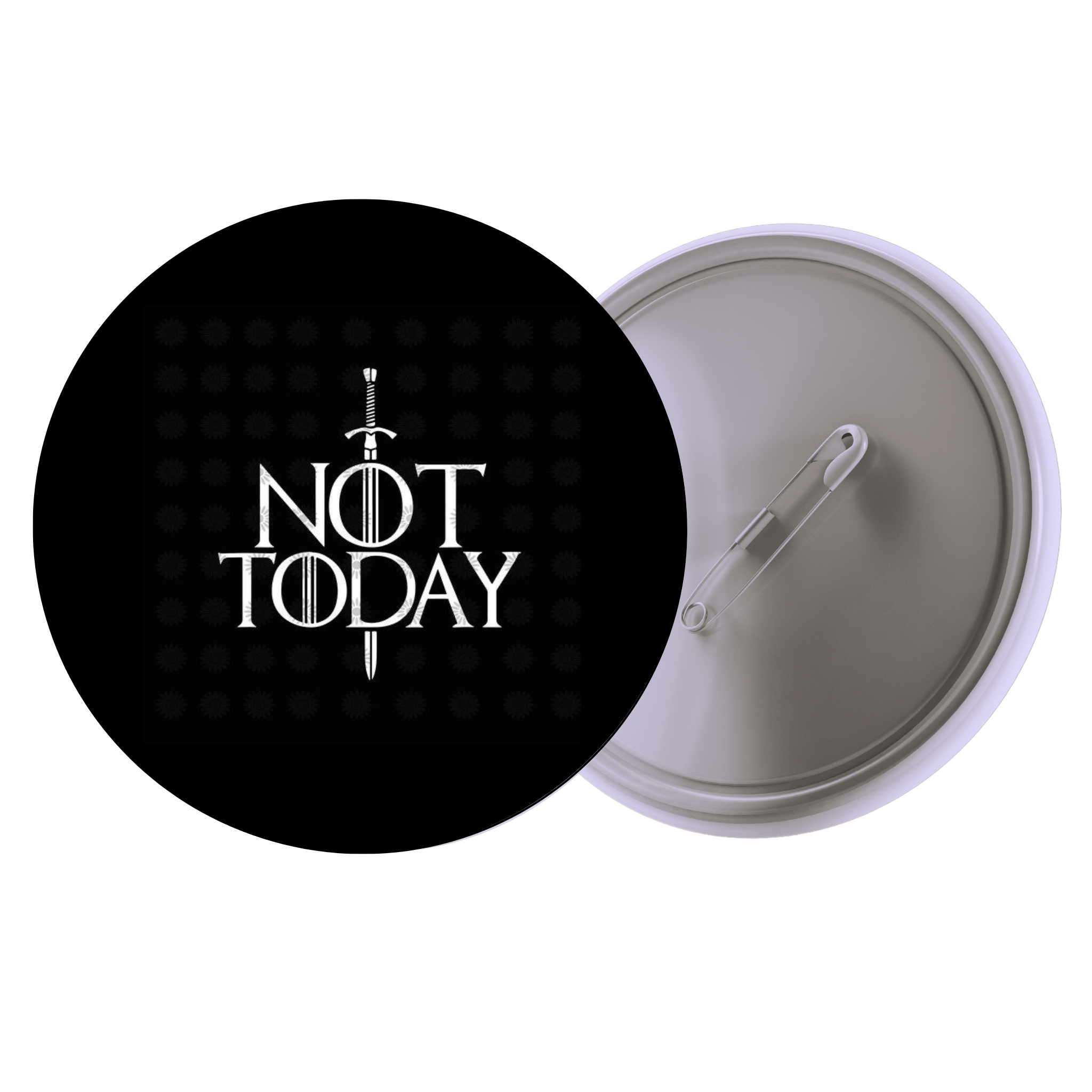 Not Today | Colorful Quote Badge