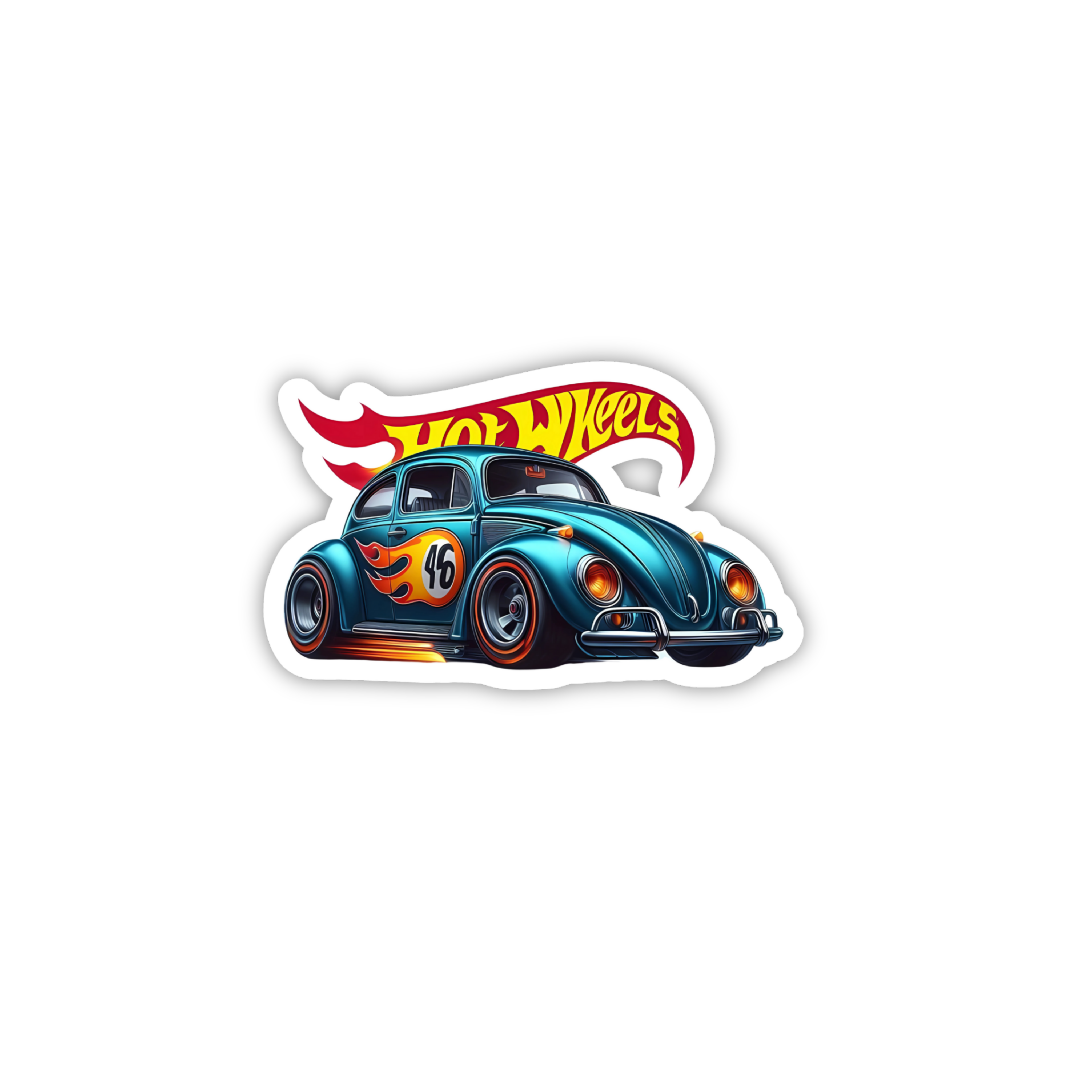 Hot Wheels Supercar Design #99 Premium Car Sticker