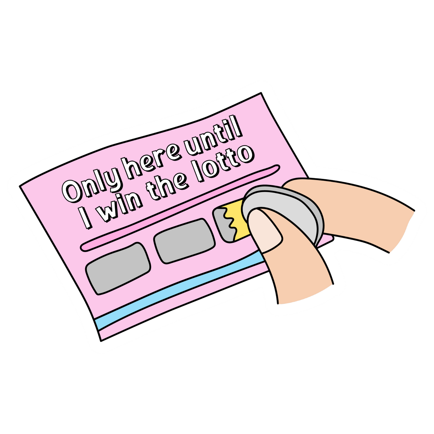 Workplace Stickers - Glue Stick Chapstick