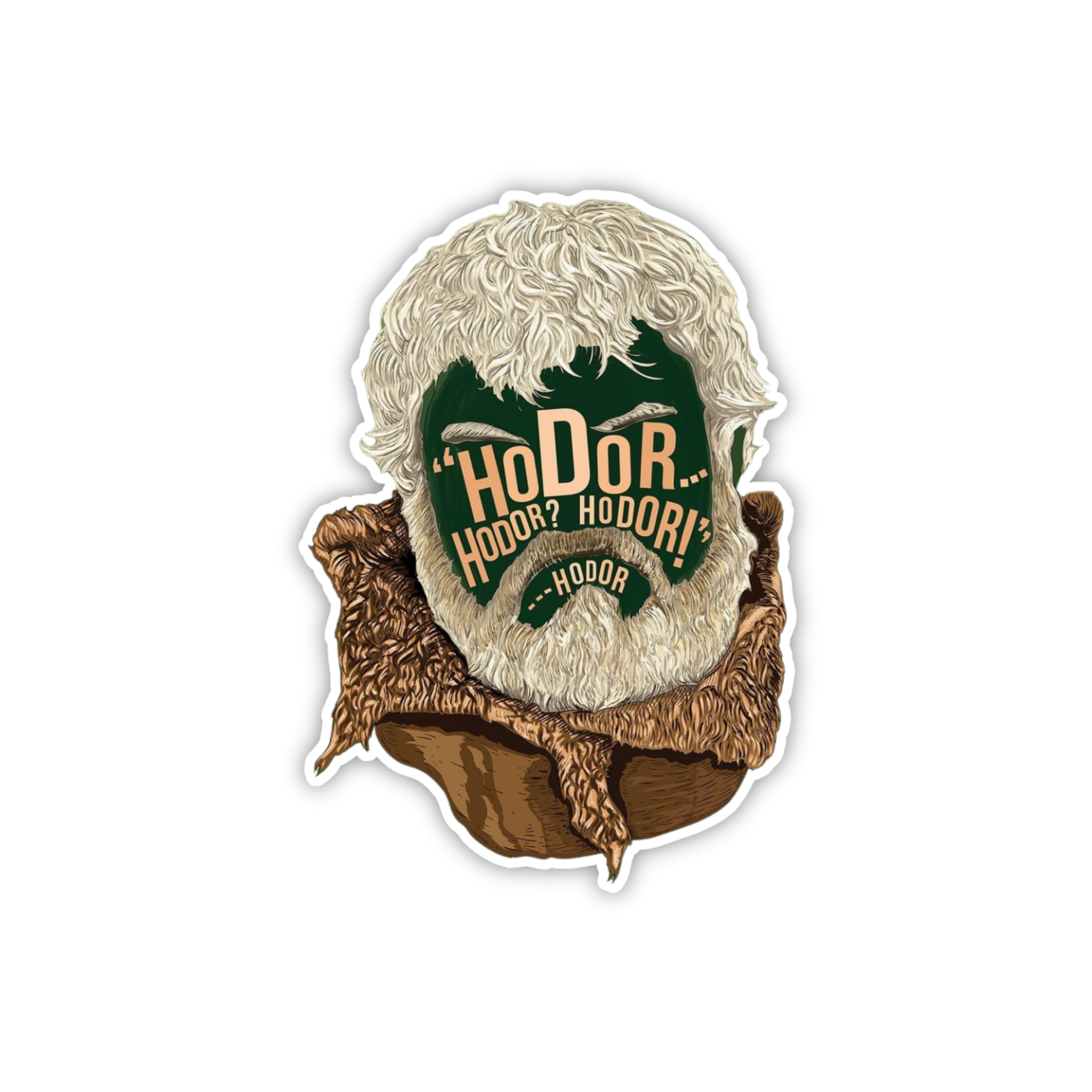 Hodor Door Quote Funny Sticker