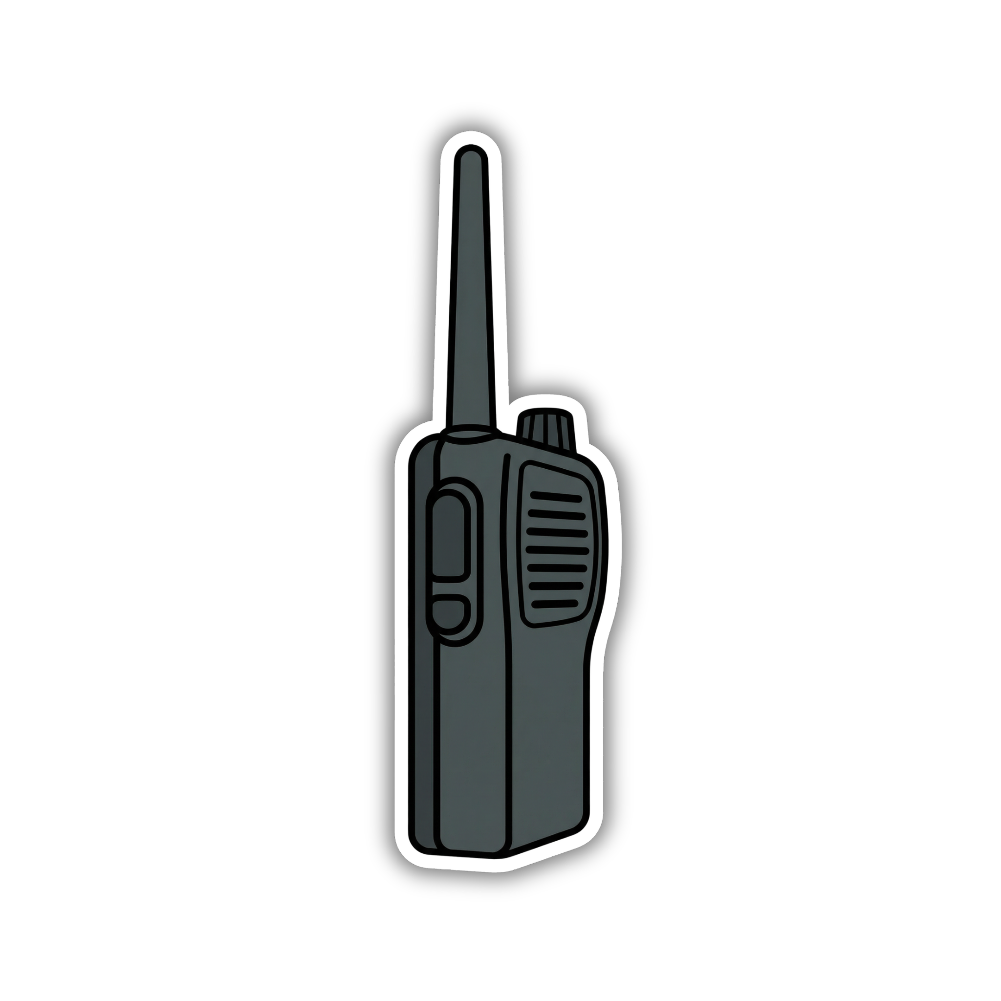 Walkie Talkie Icon Vinyl Sticker | Stranger Things Aesthetic Laptop Decal | Snap Magicians
