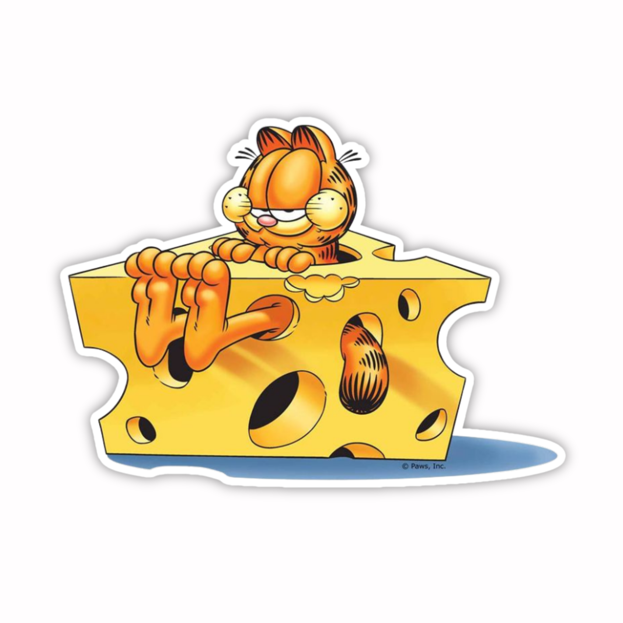 Garfield Pizza Lover Sticker