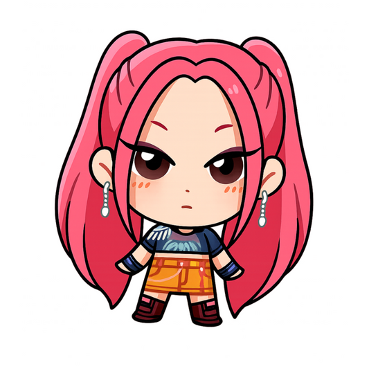 K-pop Stickers - Chibi Hana