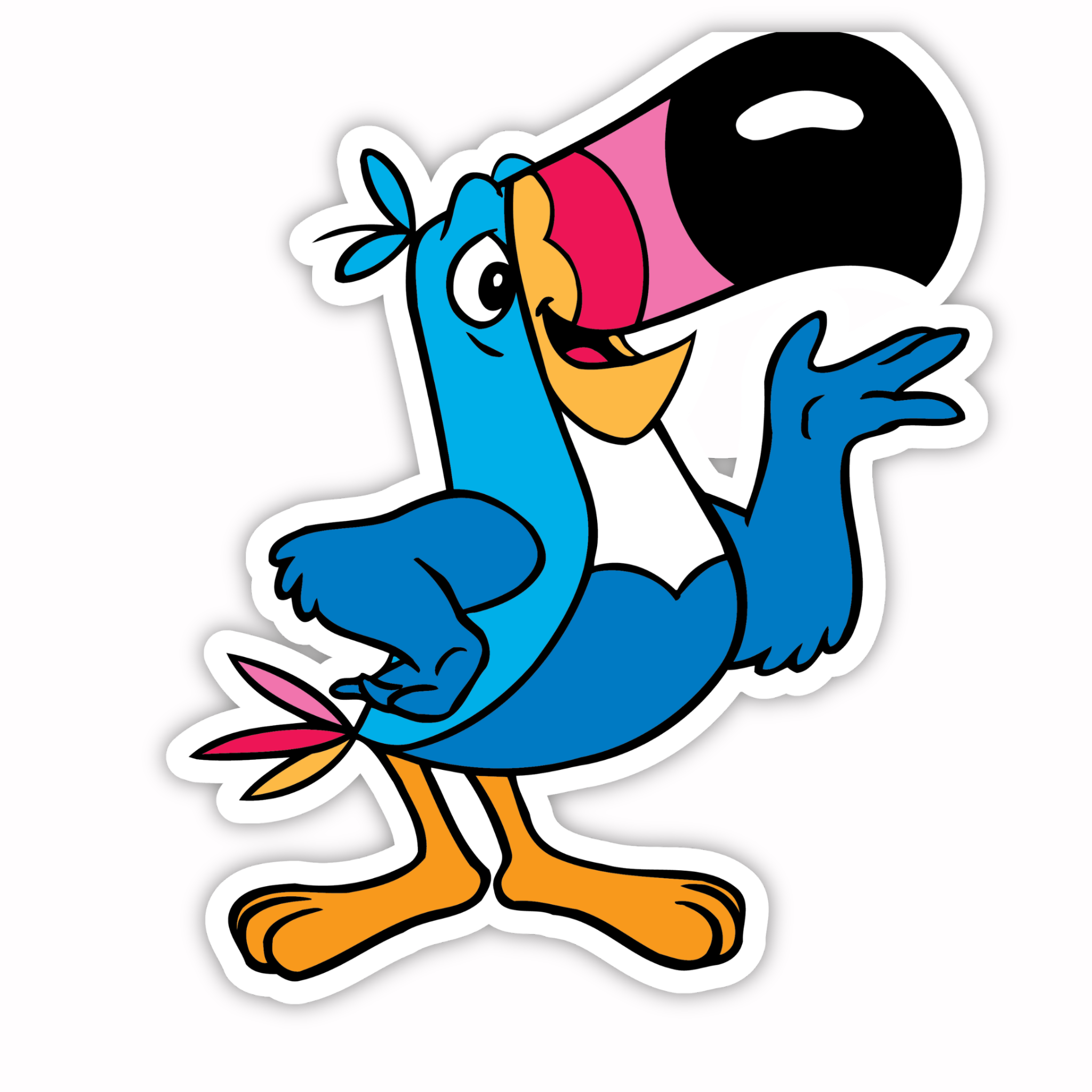 Toucan Bird Fun Sticker