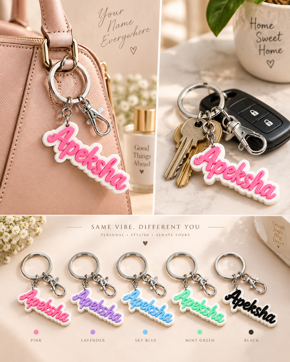 Customized Name Keychain