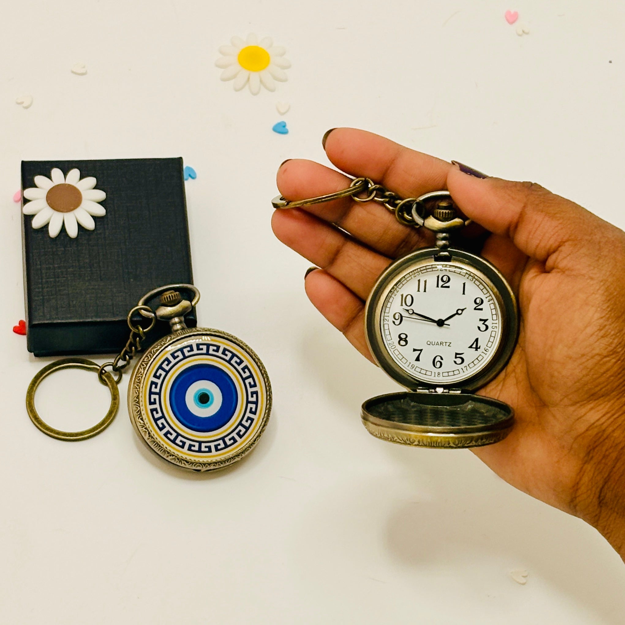 Evil Eye Pocket Watch