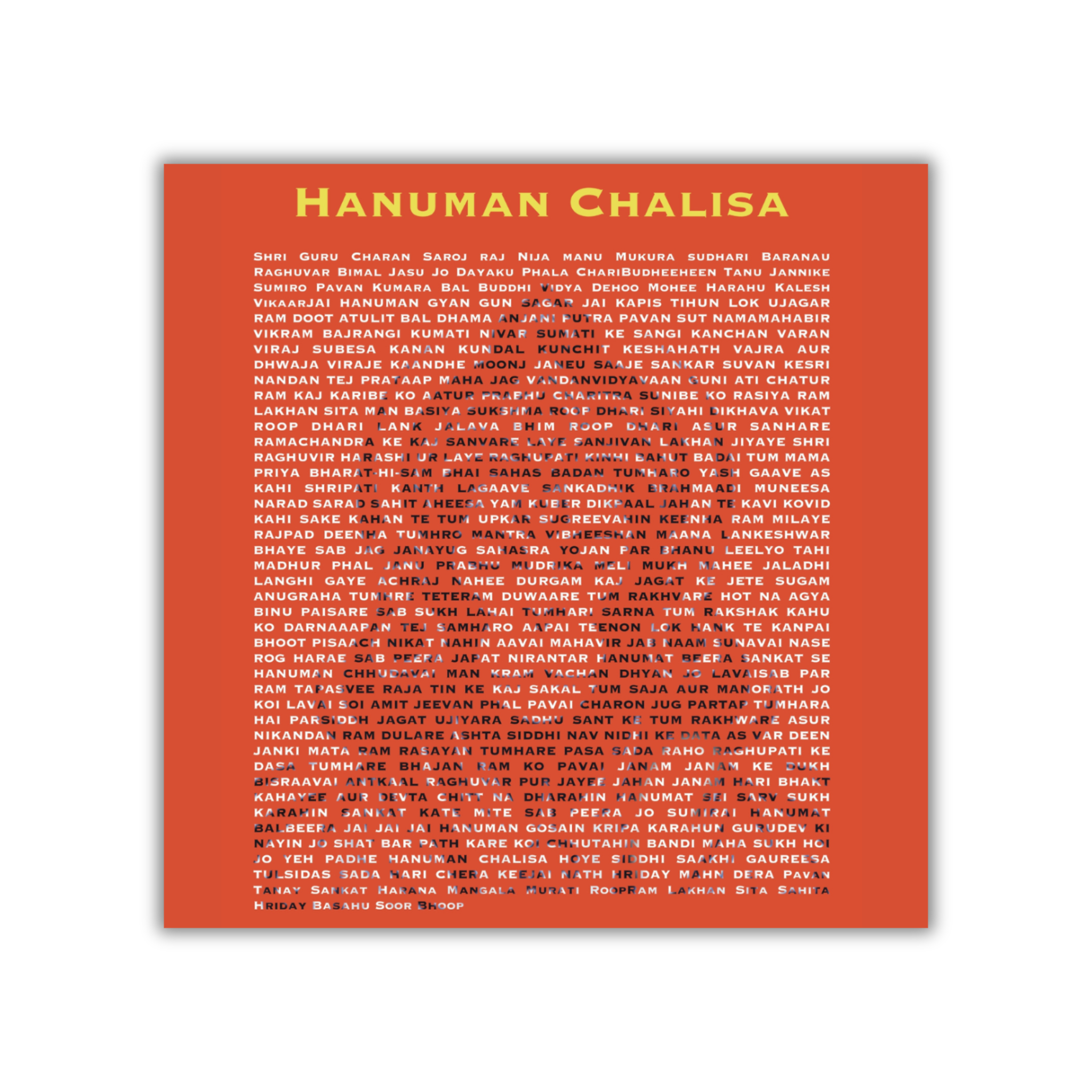 Hanuman Chalisa Magnet