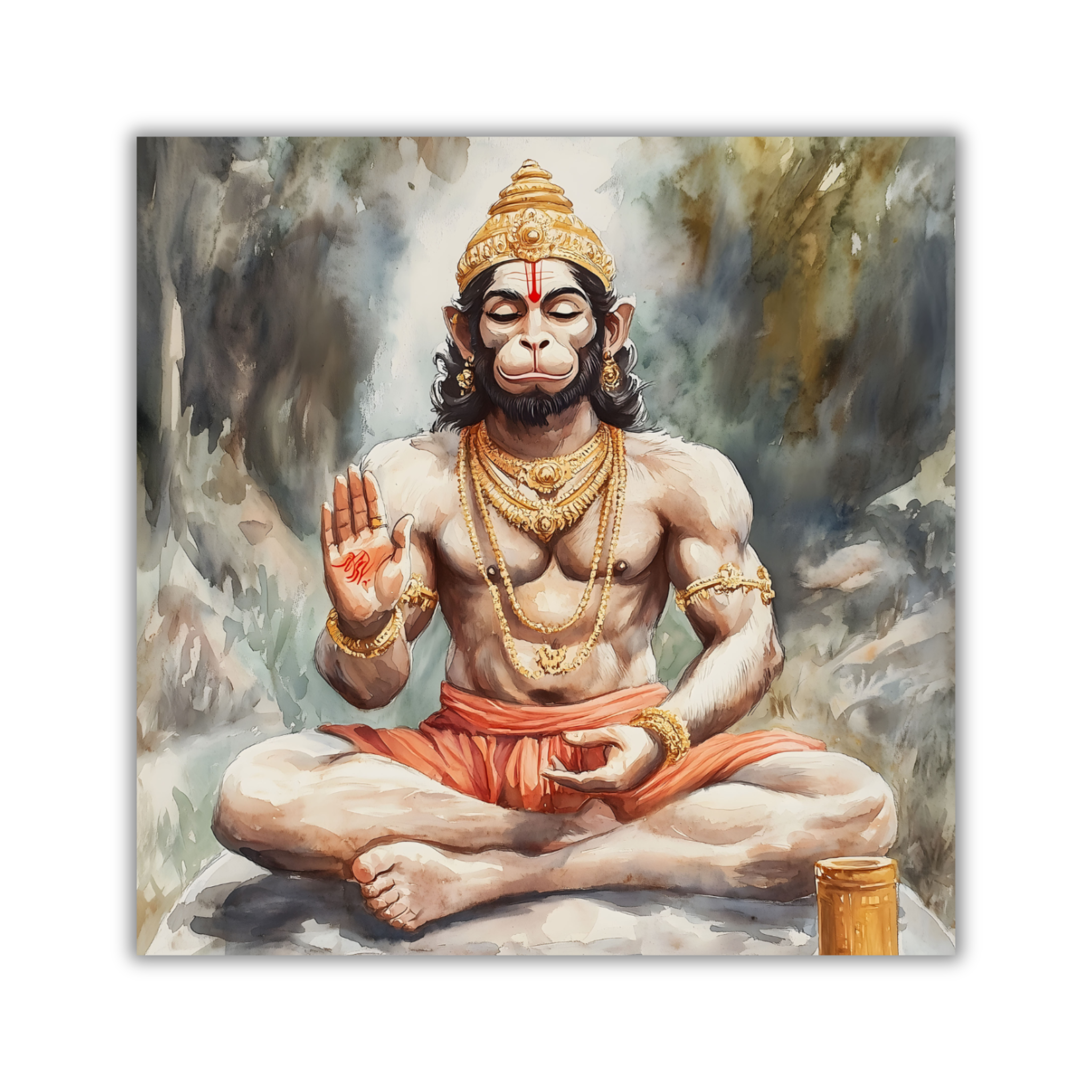 Hanuman Sitting Magnet