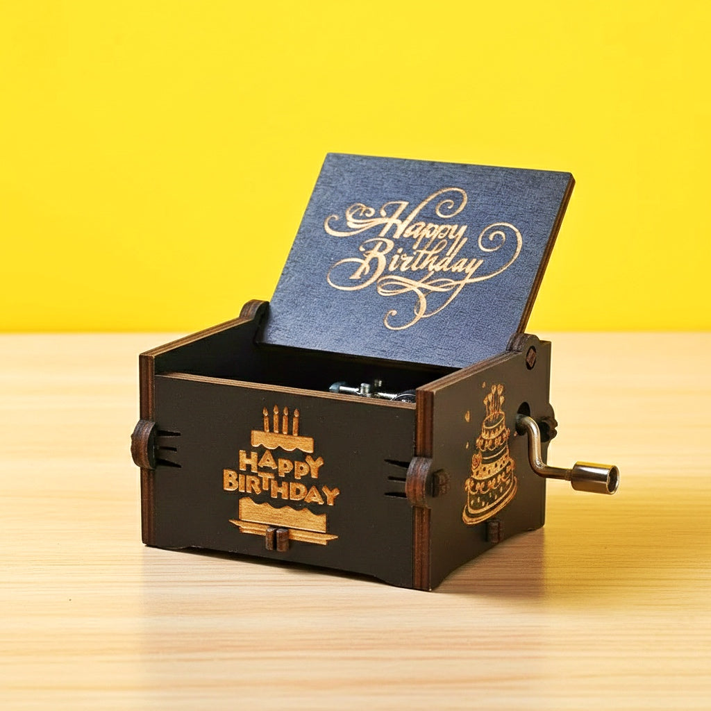 Happy Birthday  Manual Music Box
