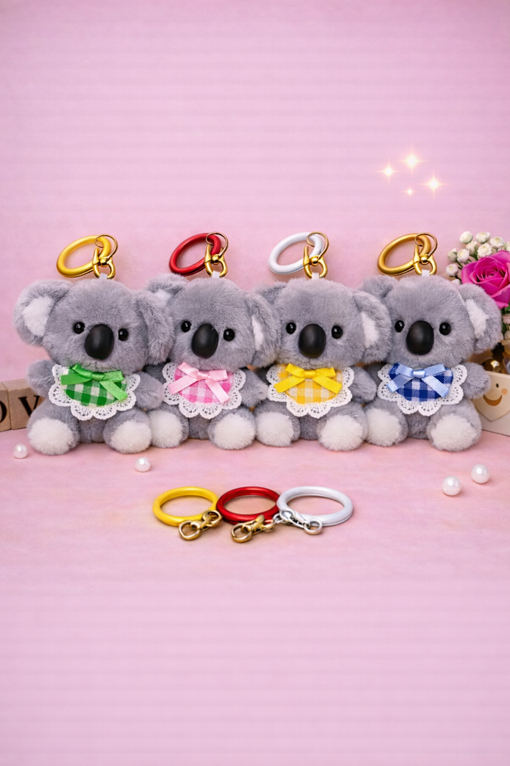 Koala Bag Charm - Bag Charm Plush Bag Charm Soft Toy with Hook