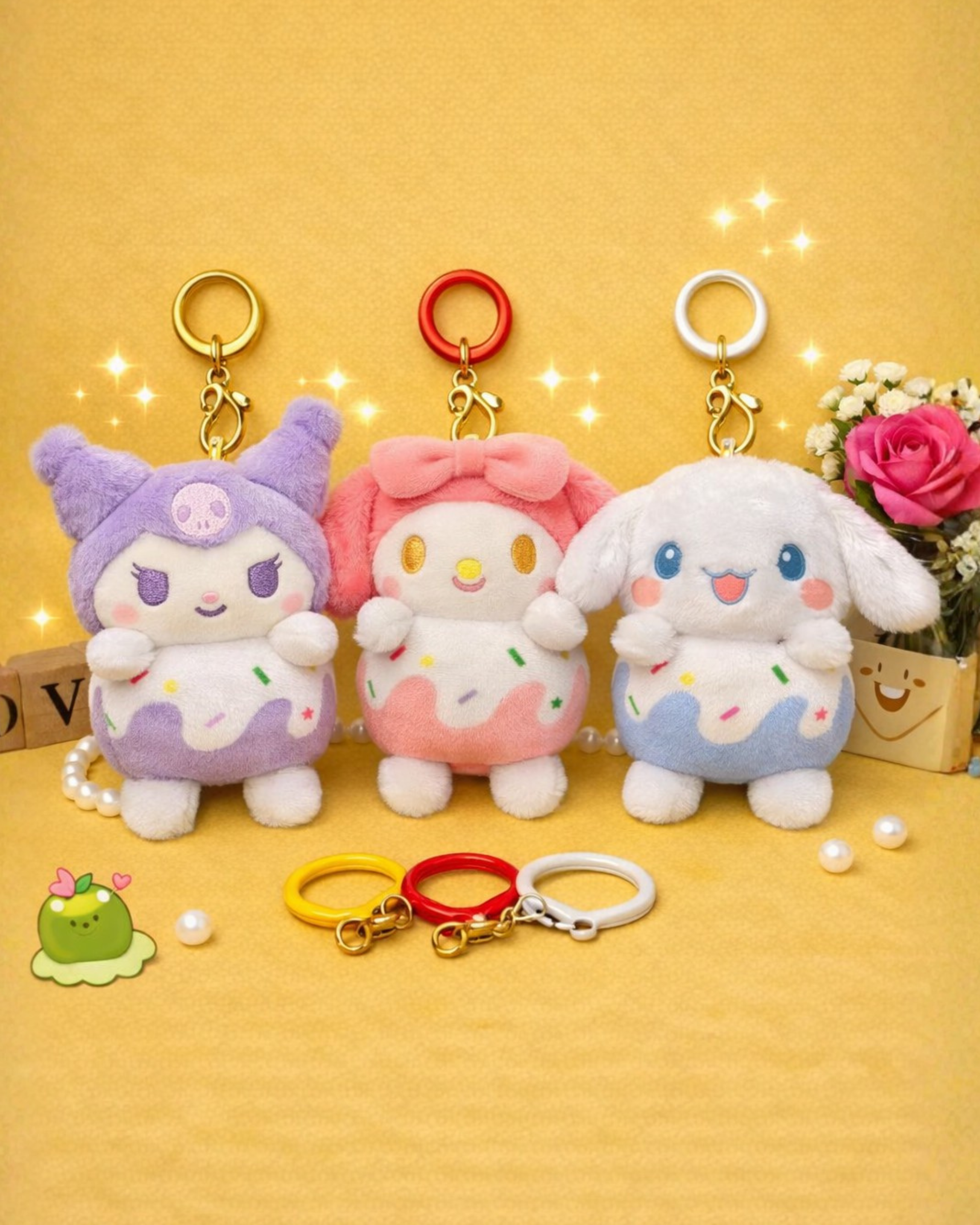 Kromi Plush Bag Charm Soft Toy with Hook