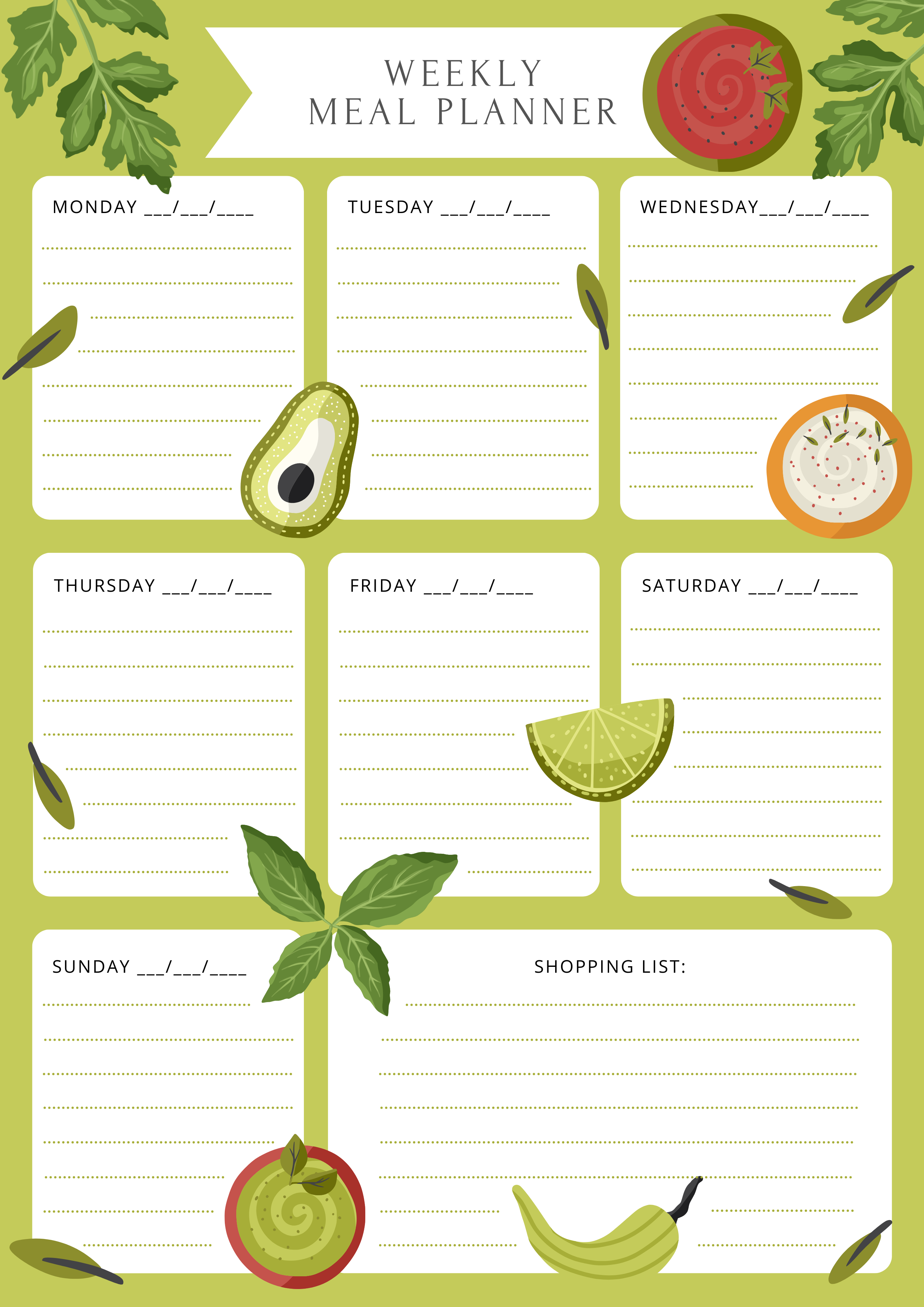 A4 Big Magnetic Planner