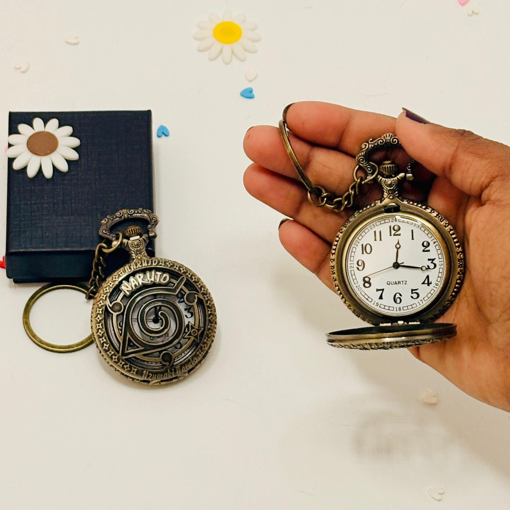 Naruto Logo Pocket Watch