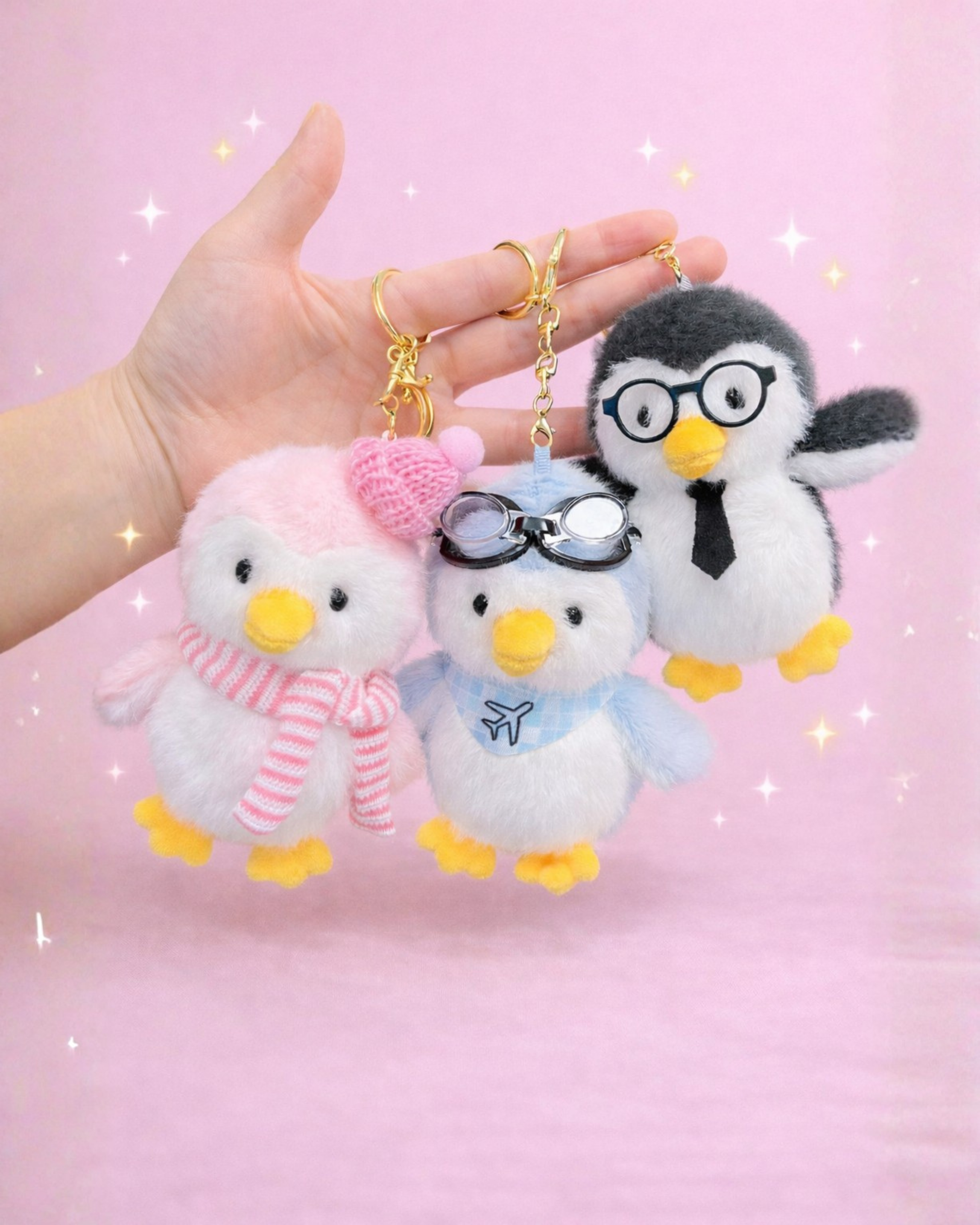 Penguin Plush Bag Charm Soft Toy with Hook